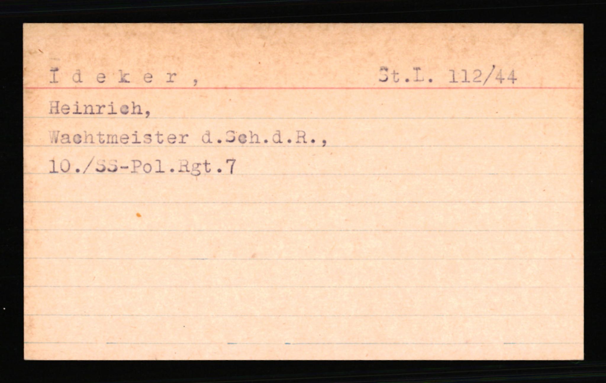 SS- und Polizeigericht Nord (IX), AV/RA-RAFA-3182/0001/C/Ca/L0003: kartotekkort for personer alfabetisk på etternavn: H-Joha, 1940-1945, s. 498