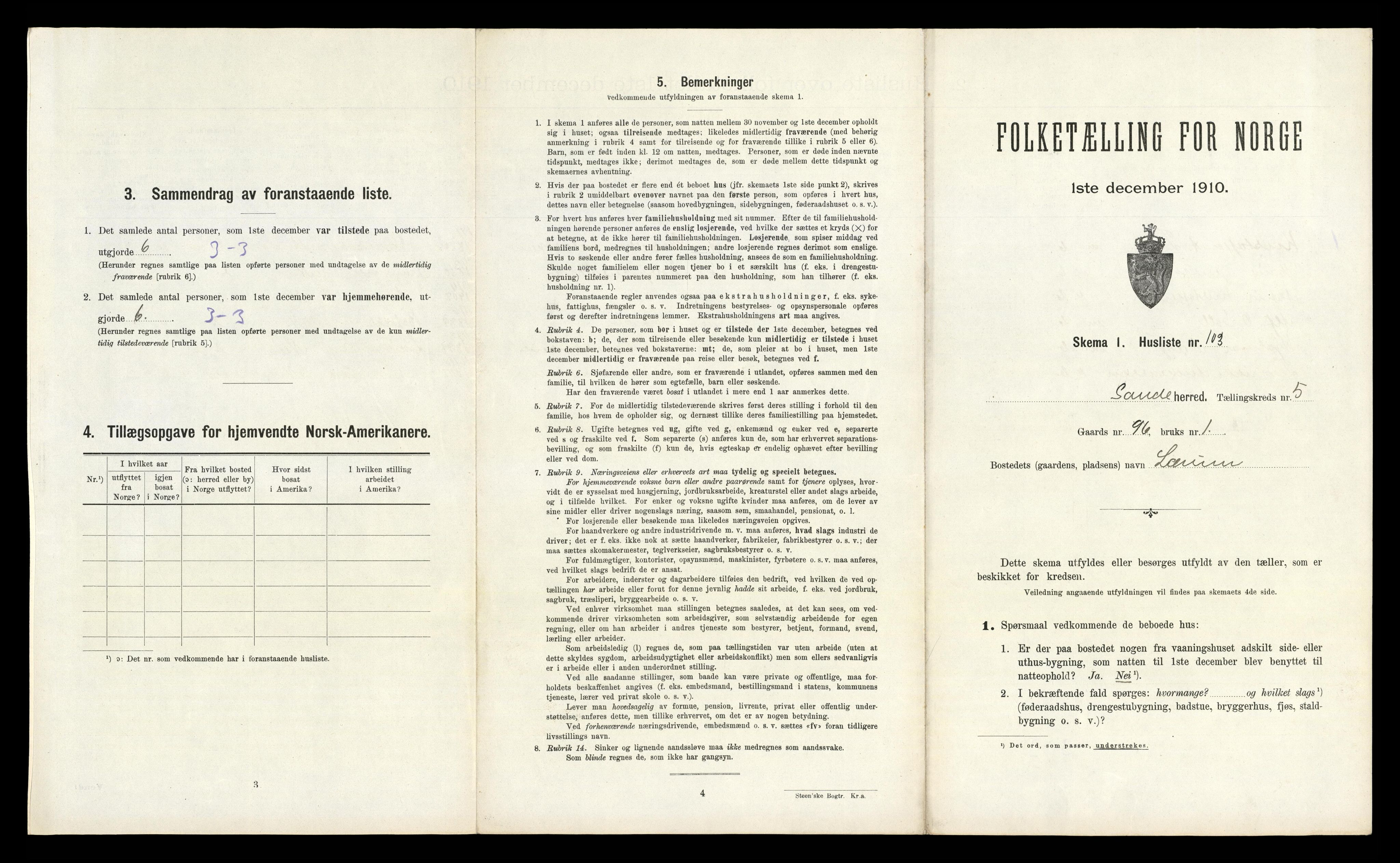 RA, Folketelling 1910 for 0713 Sande herred, 1910, s. 929