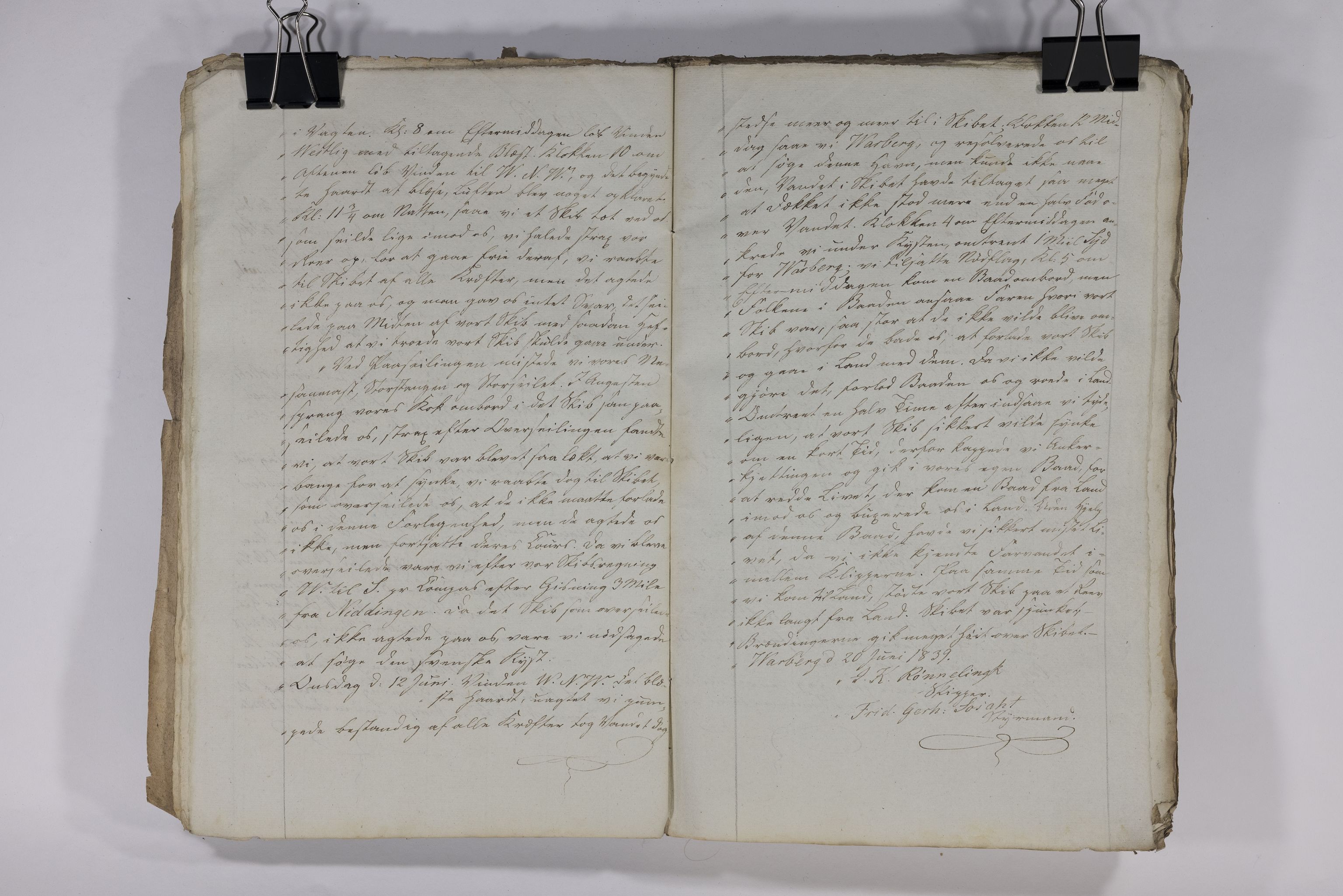 Blehr/ Kjellestad, TEMU/TGM-A-1212/E/Ec/L0002: Paaseilingsbog, 1839-1842, s. 13