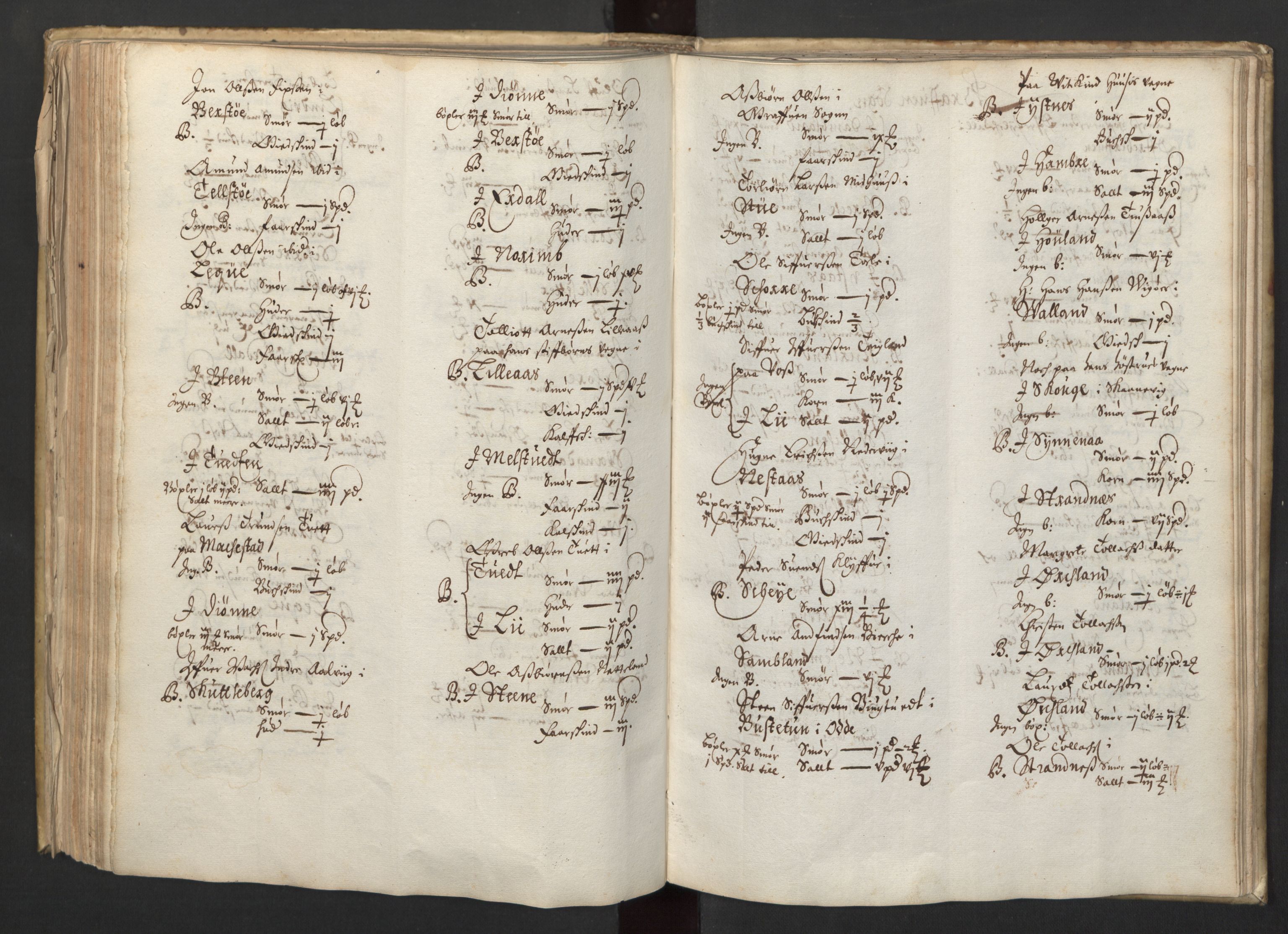 Rentekammeret inntil 1814, Realistisk ordnet avdeling, RA/EA-4070/L/L0026/0005: Bergen lagdømme: / Jordebok over geistlighetens, borgernes og bøndenes odels- og pantegods., 1661