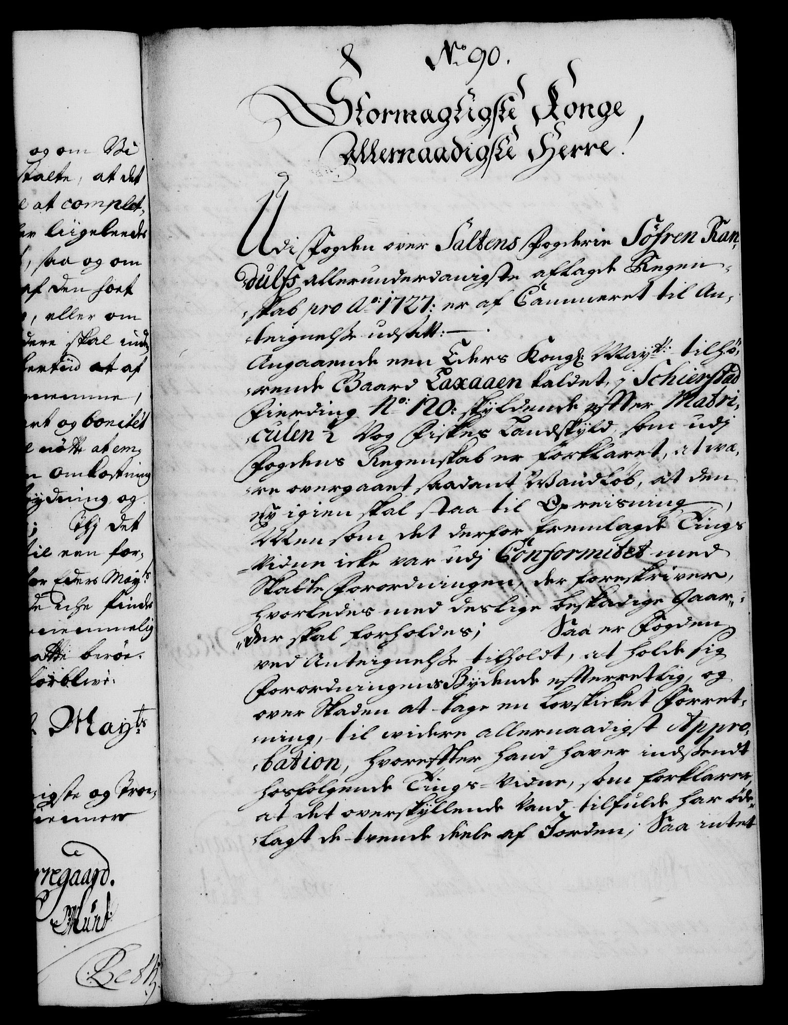 Rentekammeret, Kammerkanselliet, RA/EA-3111/G/Gf/Gfa/L0013: Norsk relasjons- og resolusjonsprotokoll (merket RK 52.13), 1730, s. 501