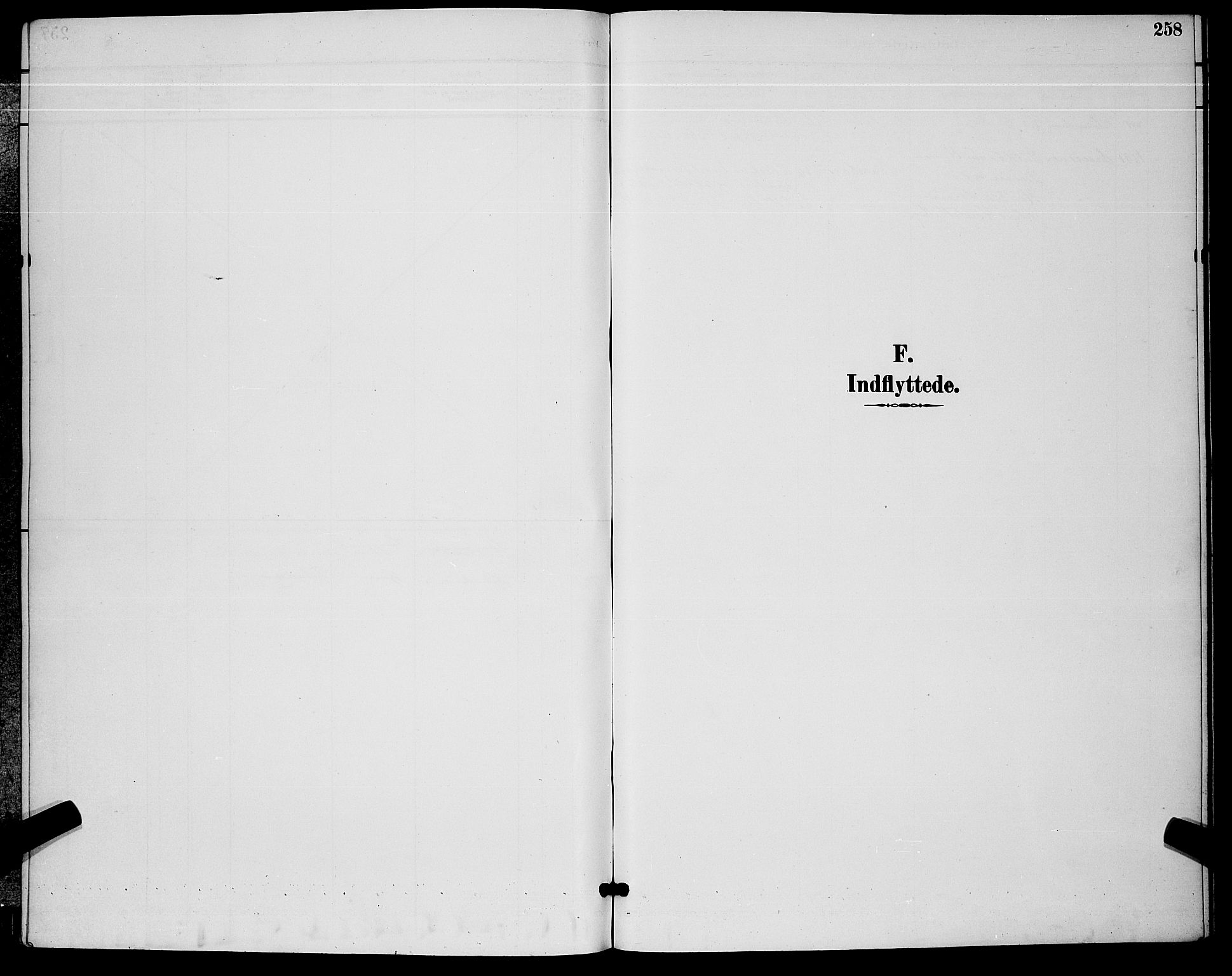 Kongsberg kirkebøker, SAKO/A-22/G/Ga/L0006: Klokkerbok nr. 6, 1890-1901, s. 258