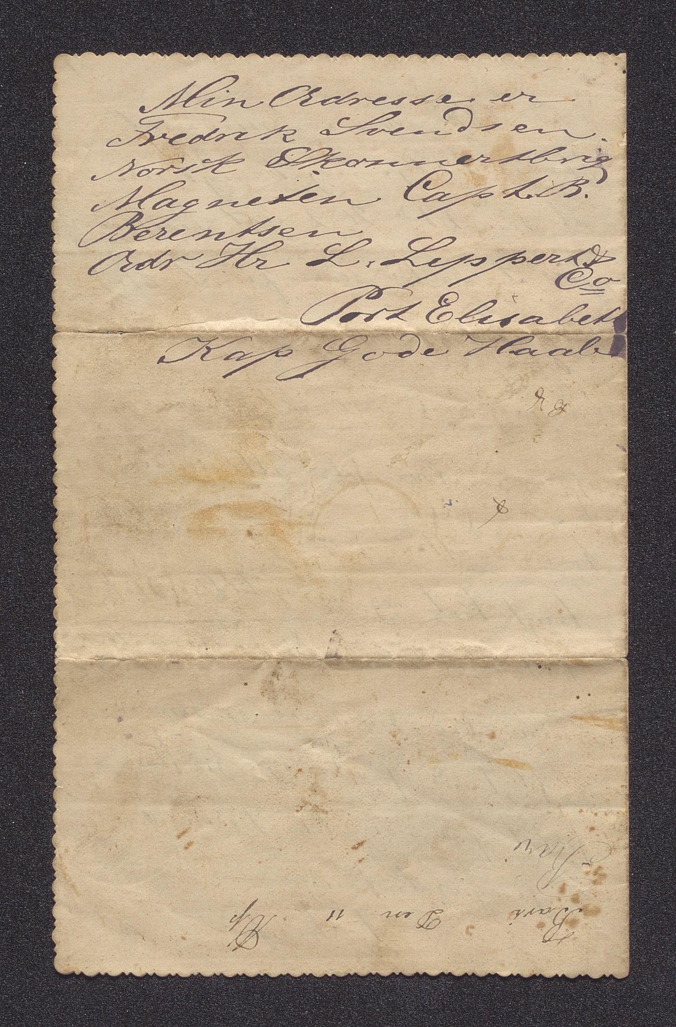 Pa 0273 - Amerikabrev fra Bjøravågen, AV/SAST-A-100411/Y/Ya/L0001: Brev, 1871-1930, s. 134