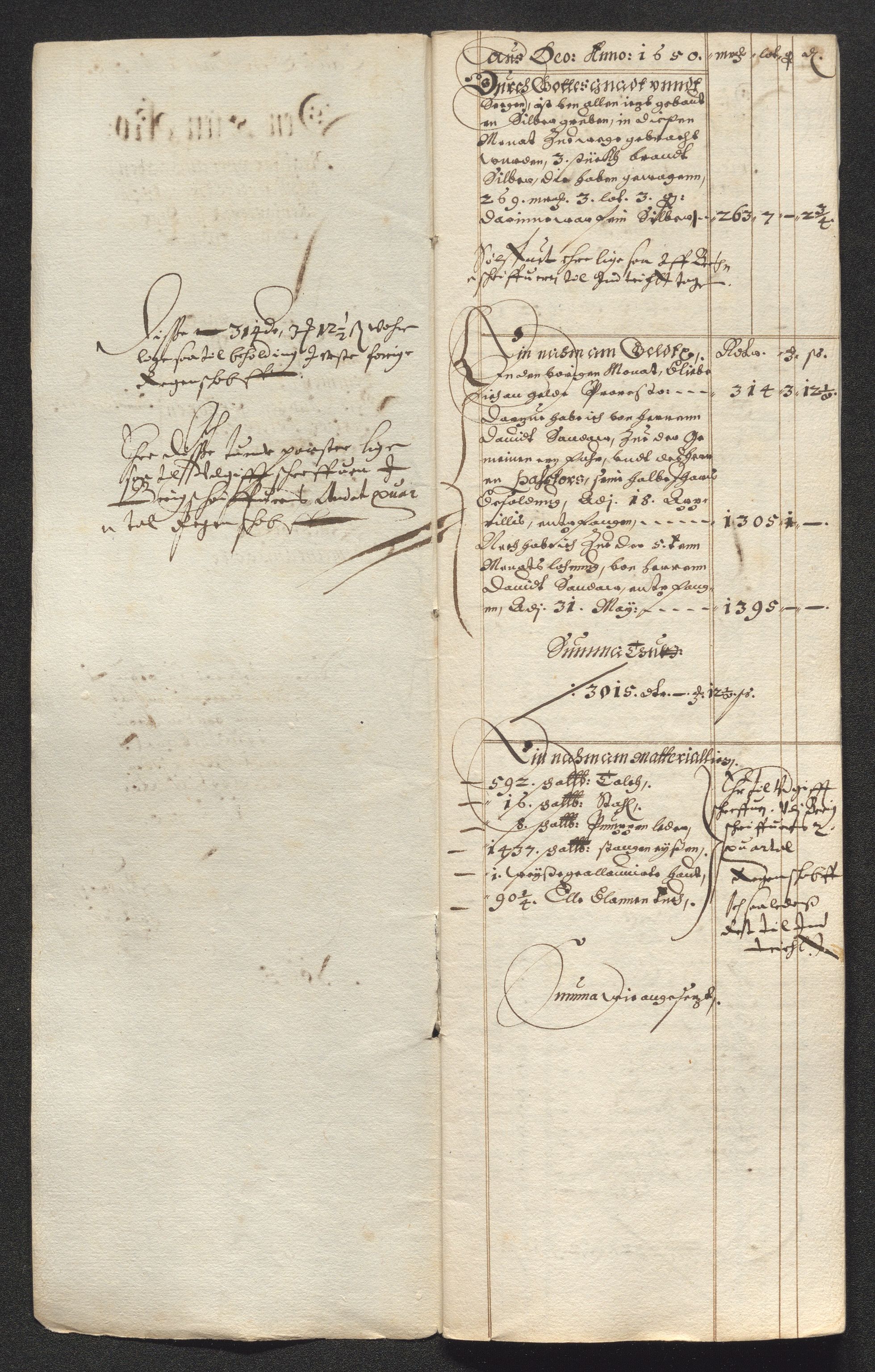 Kongsberg Sølvverk 1623-1816, SAKO/EA-3135/001/D/Dc/Dcd/L0024: Utgiftsregnskap for gruver m.m. , 1650, s. 92