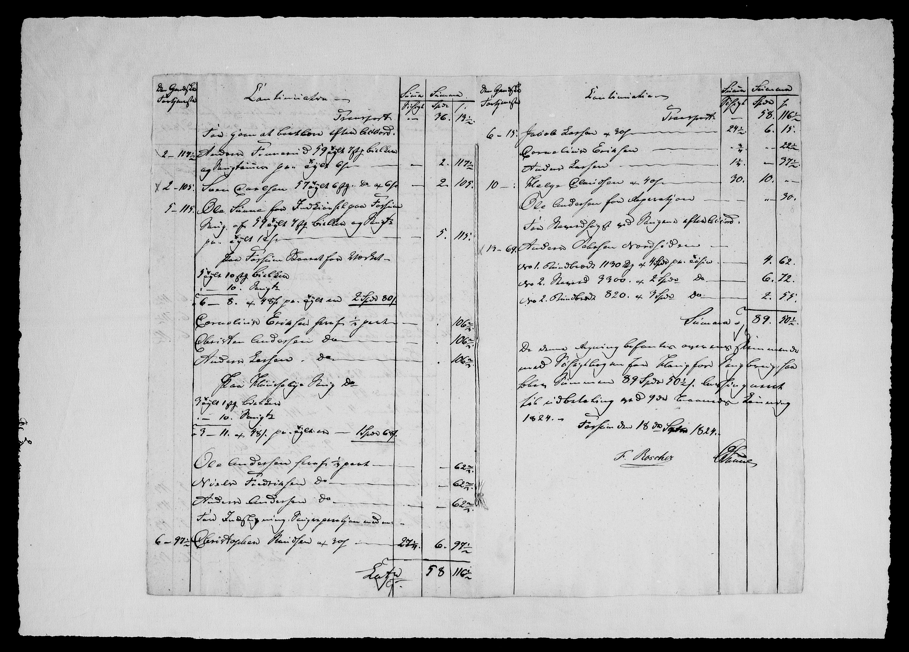 Modums Blaafarveværk, AV/RA-PA-0157/G/Gd/Gdd/L0308/0001: -- / Regning over Saugfolkenes Fortjeneste, 1823-1827, s. 26