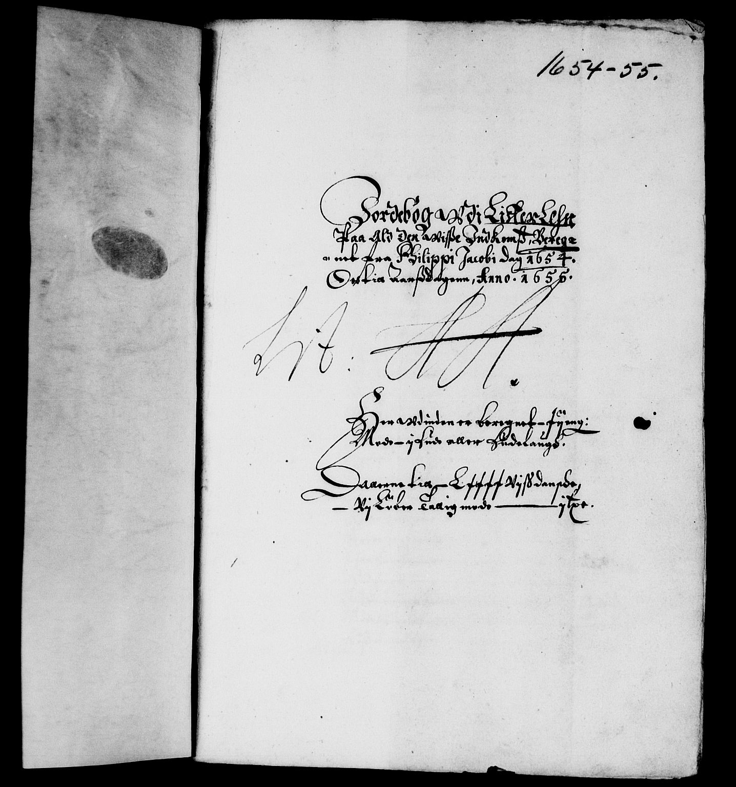 Rentekammeret inntil 1814, Reviderte regnskaper, Lensregnskaper, AV/RA-EA-5023/R/Rb/Rbr/L0020: Lista len, 1653-1656