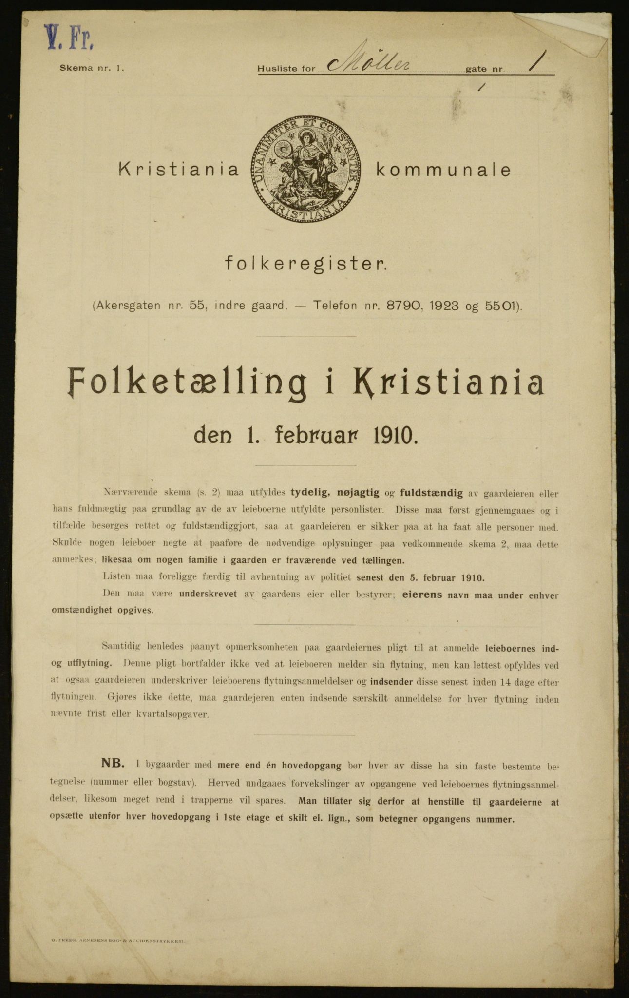 OBA, Kommunal folketelling 1.2.1910 for Kristiania, 1910, s. 66035