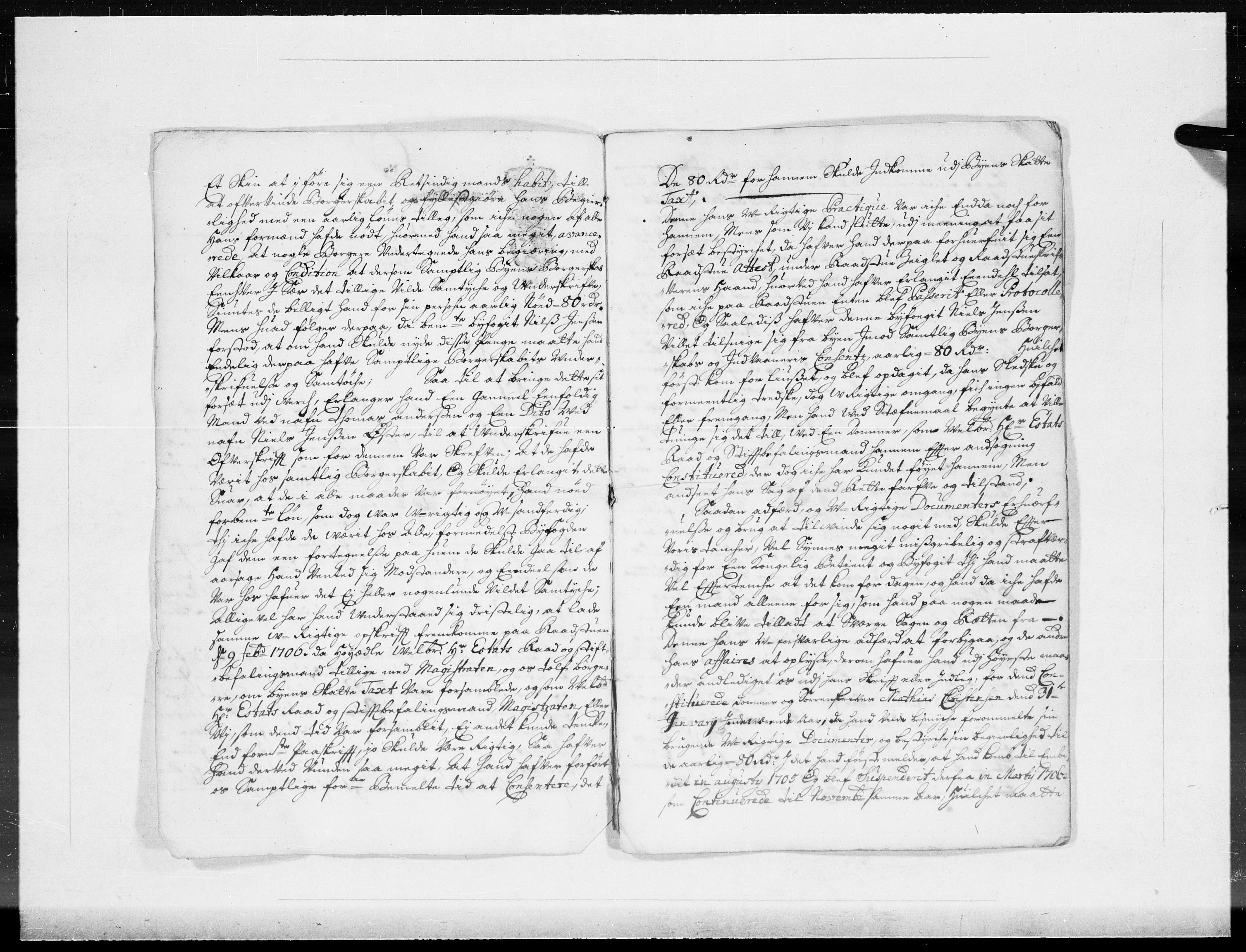 Danske Kanselli 1572-1799, AV/RA-EA-3023/F/Fc/Fcc/Fcca/L0067: Norske innlegg 1572-1799, 1709, s. 374