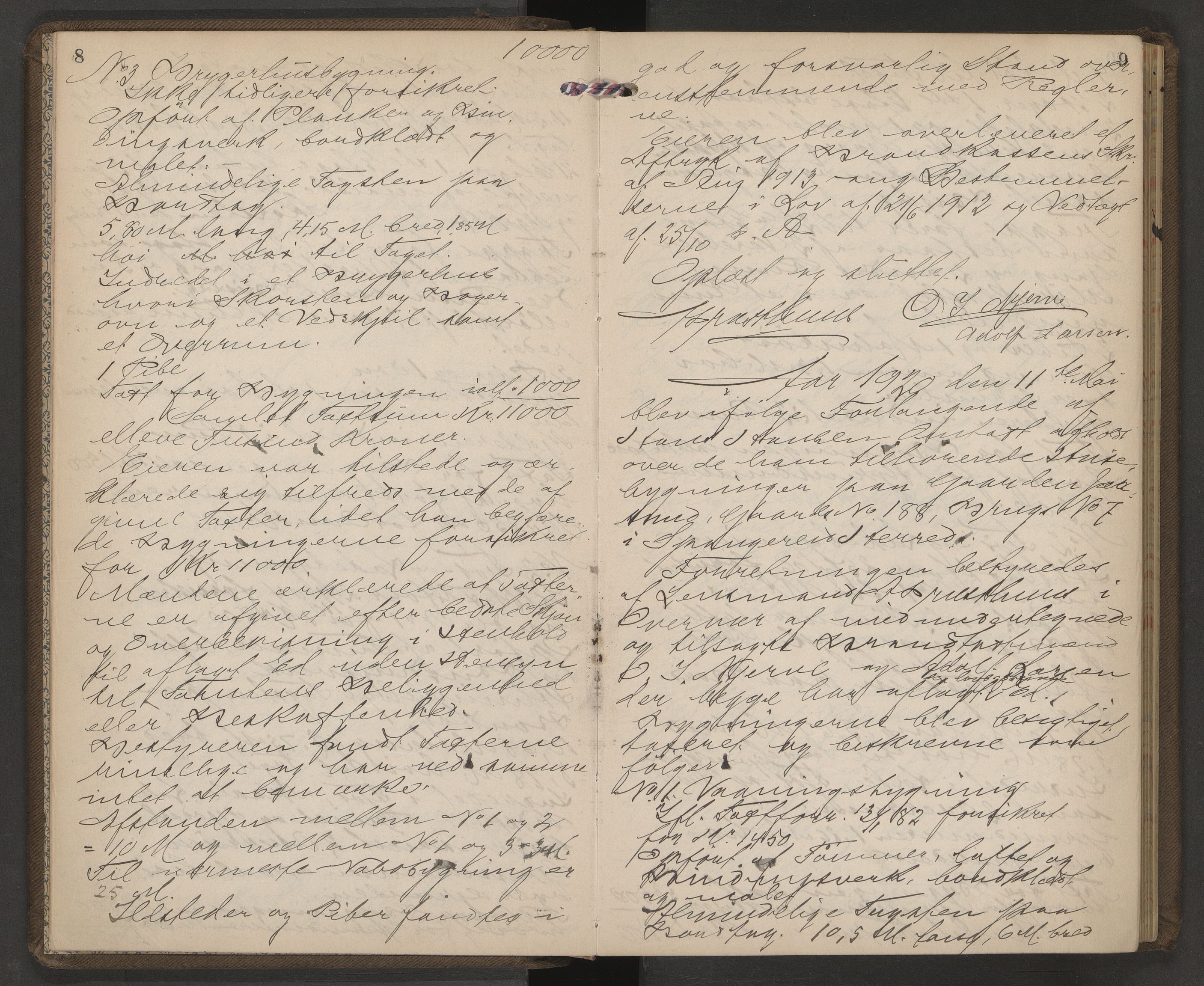 Norges Brannkasse Spangereid, AV/SAK-2241-0045/F/Fa/L0006: Branntakstprotokoll nr. 6, 1920-1955
