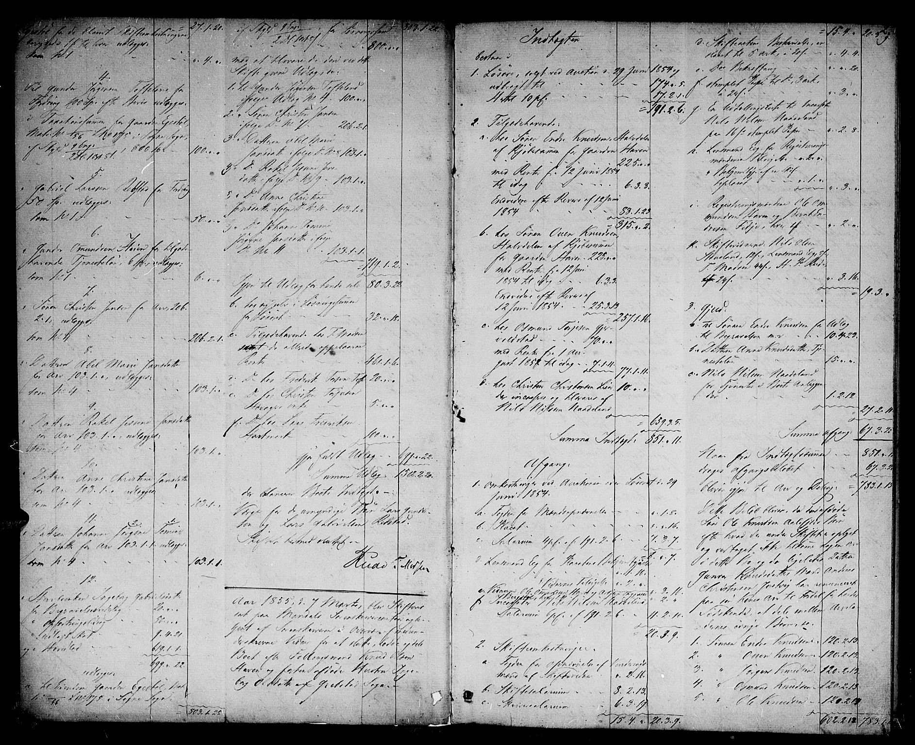 Torridal sorenskriveri, AV/SAK-1221-0012/H/Hc/L0032: Skifteutlodningsprotokoll nr. 1, 1855-1867, s. 1b-2a