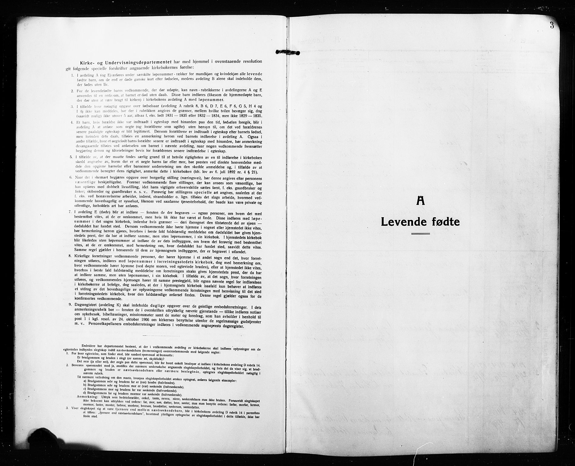 Ibestad sokneprestembete, SATØ/S-0077/H/Ha/Hab/L0010klokker: Klokkerbok nr. 10, 1915-1929, s. 3