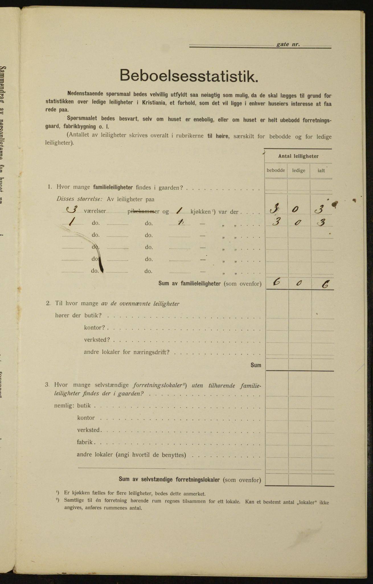 OBA, Kommunal folketelling 1.2.1912 for Kristiania, 1912, s. 83145