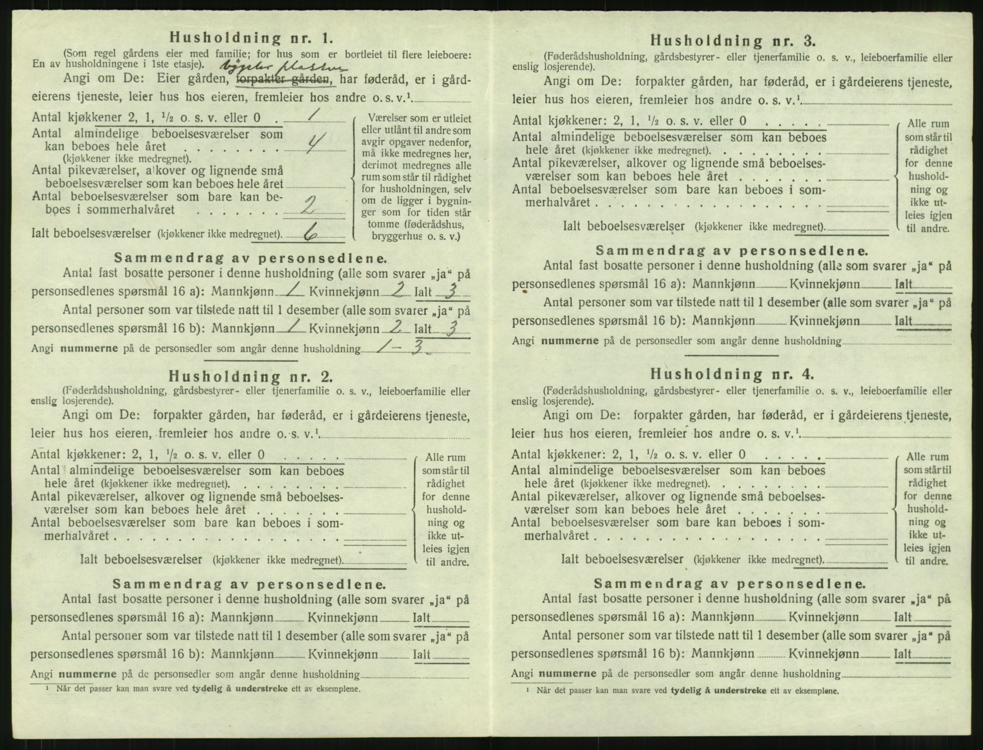 SAT, Folketelling 1920 for 1567 Rindal herred, 1920, s. 189