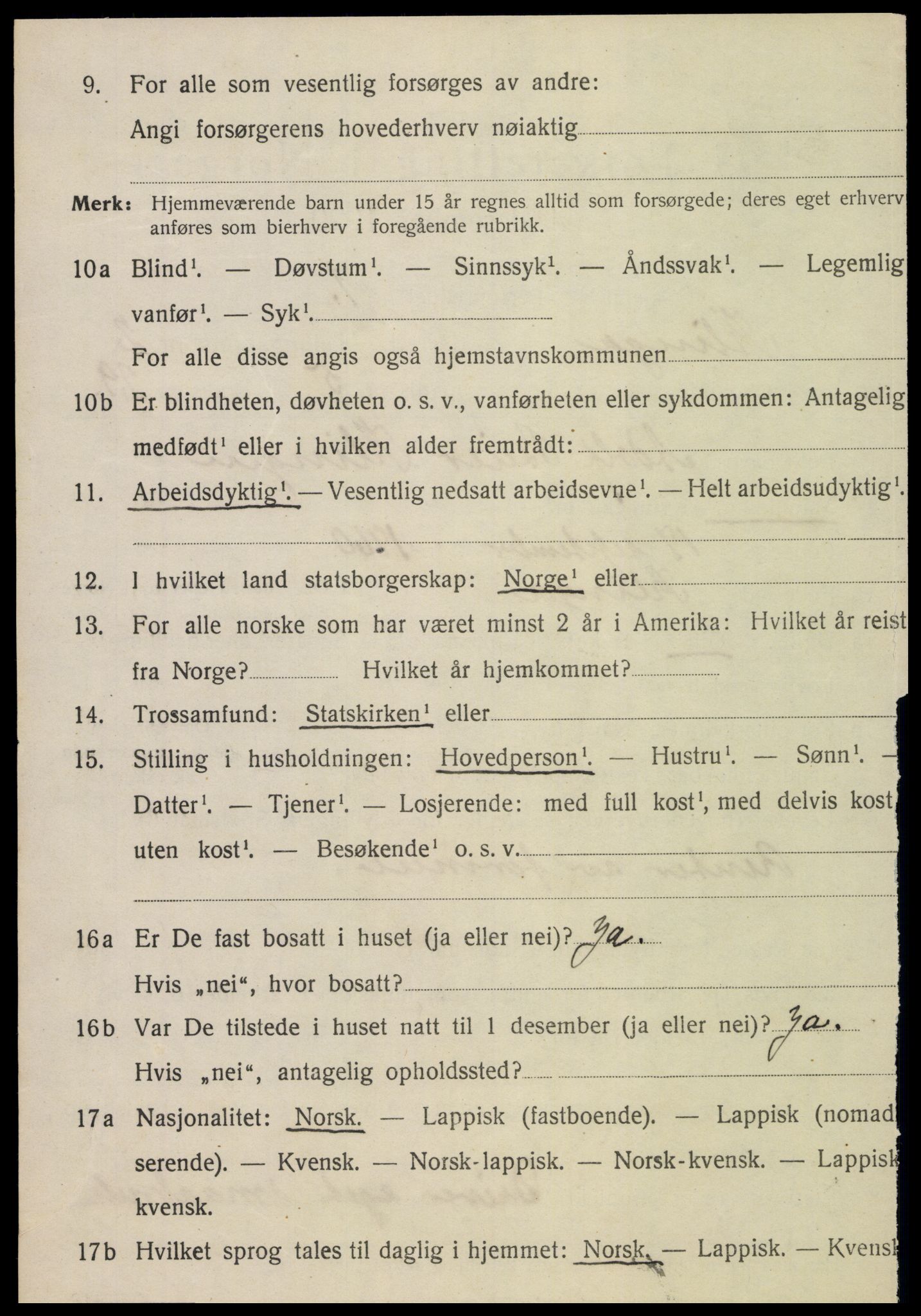 SAT, Folketelling 1920 for 1746 Klinga herred, 1920, s. 1416