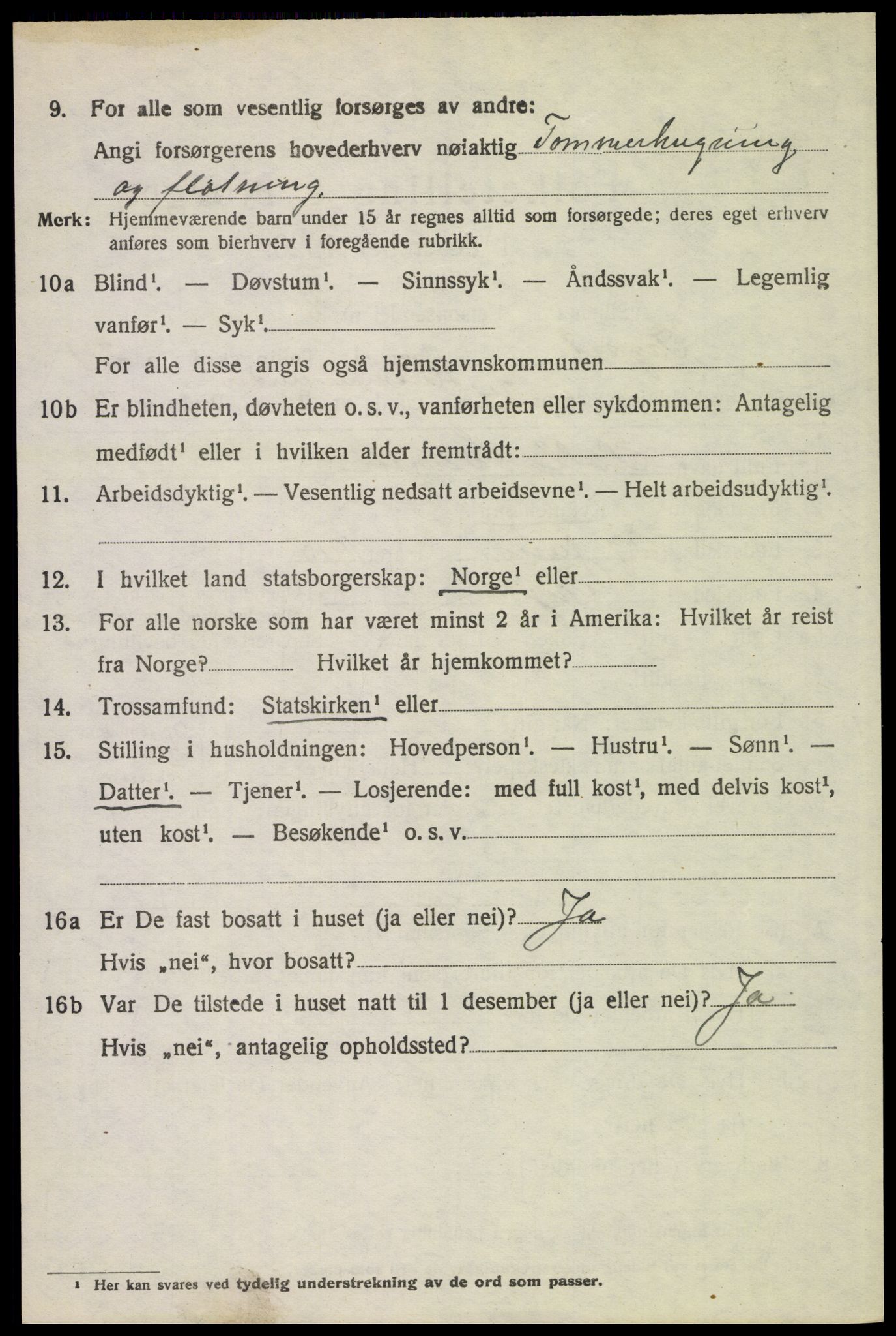 SAH, Folketelling 1920 for 0428 Trysil herred, 1920, s. 15518
