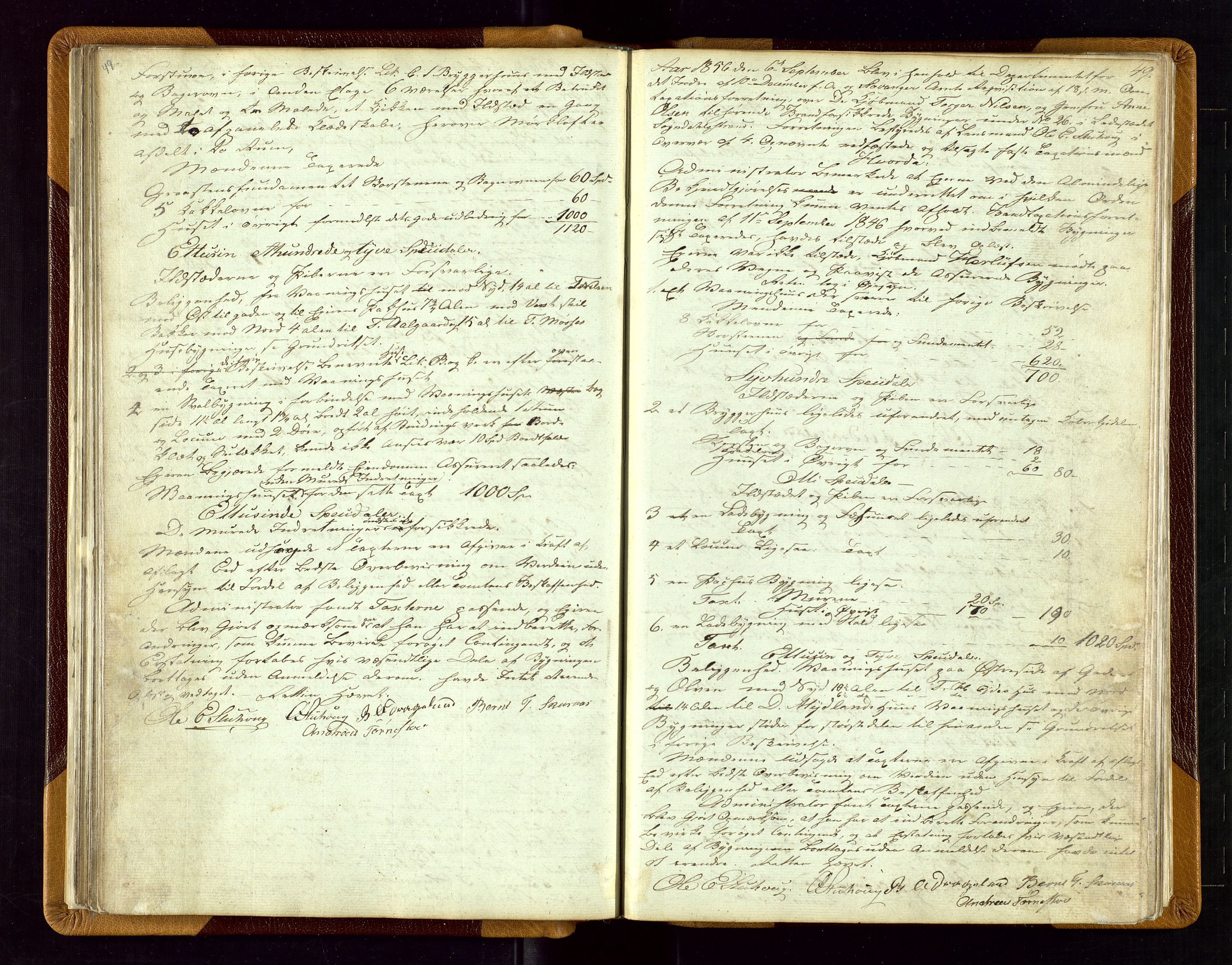 Sokndal lensmannskontor, AV/SAST-A-100417/Goa/L0001: "Brandtaxations Protocol", 1846-1876, s. 49