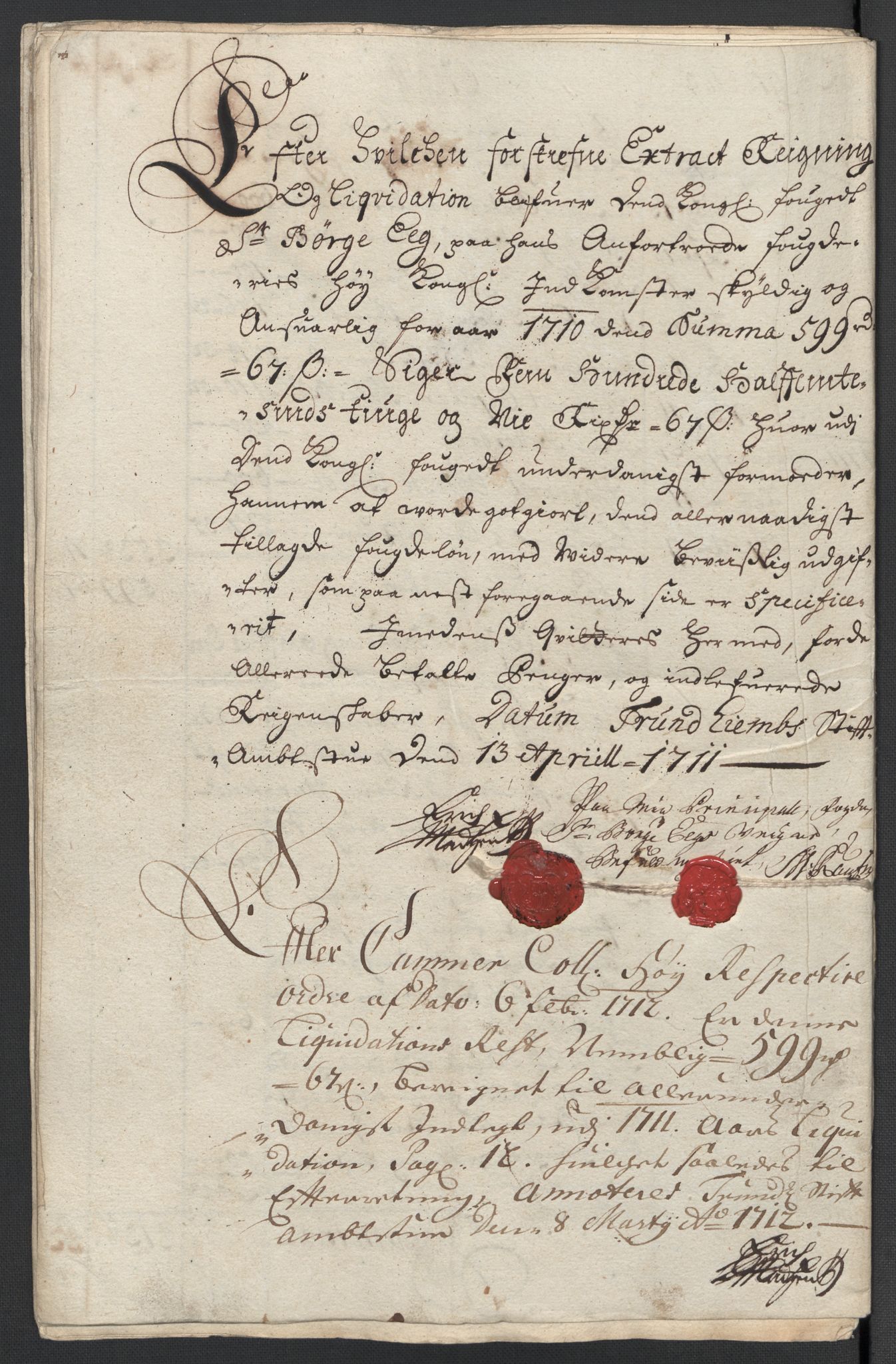 Rentekammeret inntil 1814, Reviderte regnskaper, Fogderegnskap, RA/EA-4092/R55/L3659: Fogderegnskap Romsdal, 1709-1710, s. 276