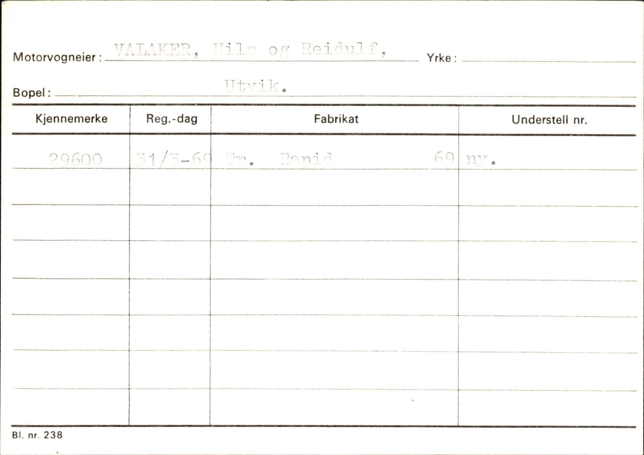 Statens vegvesen, Sogn og Fjordane vegkontor, AV/SAB-A-5301/4/F/L0131: Eigarregister Høyanger P-Å. Stryn S-Å, 1945-1975, s. 2085