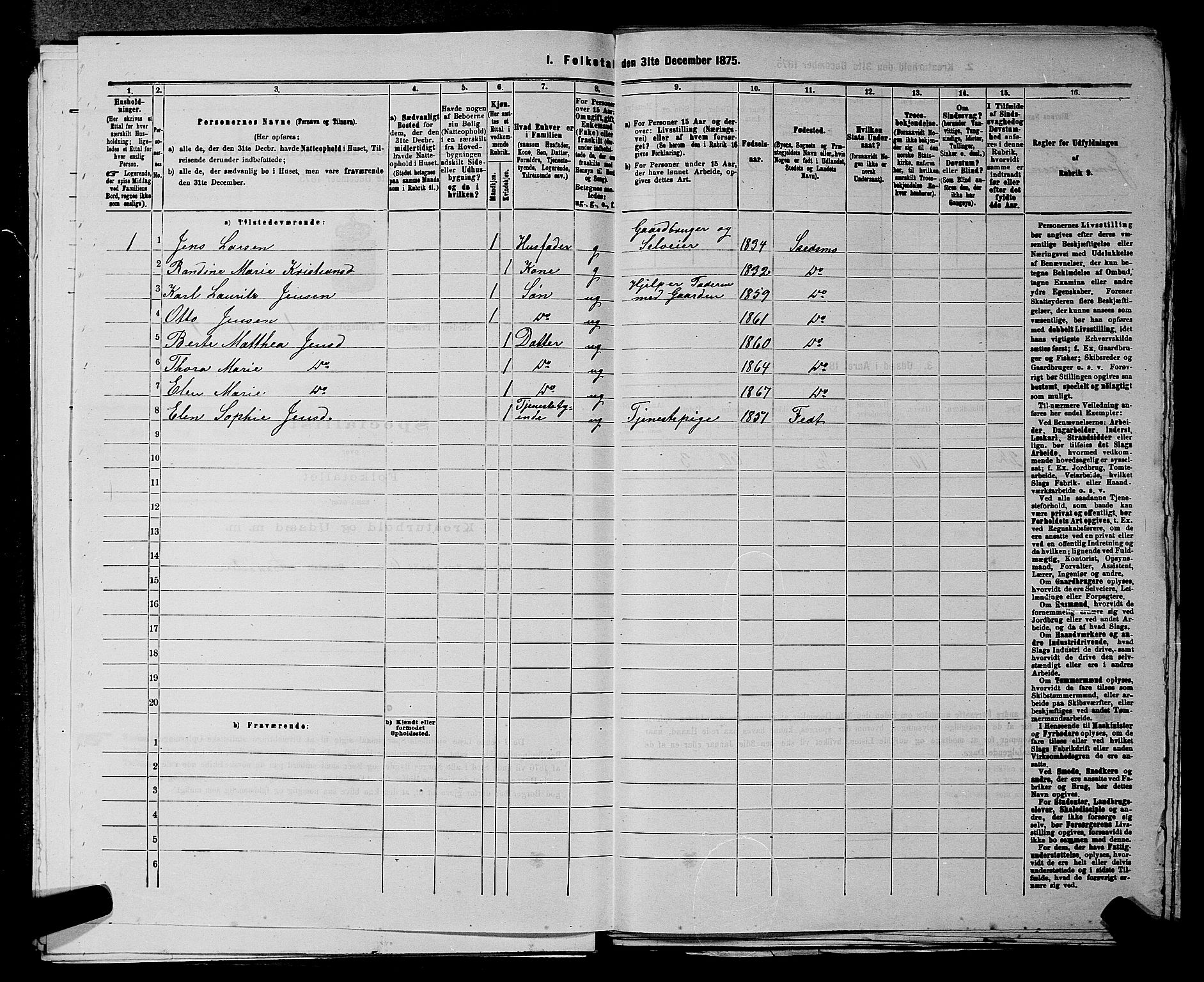 RA, Folketelling 1875 for 0231P Skedsmo prestegjeld, 1875, s. 67