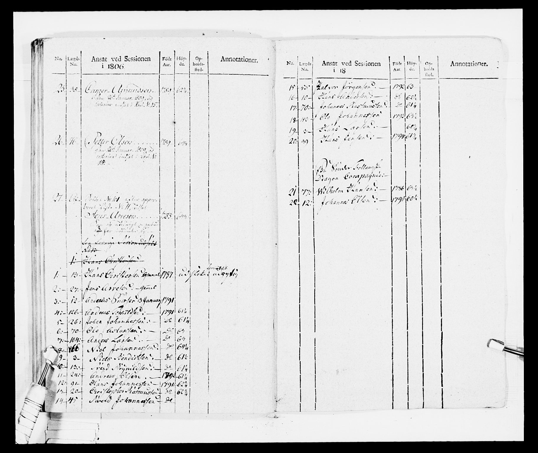 Generalitets- og kommissariatskollegiet, Det kongelige norske kommissariatskollegium, RA/EA-5420/E/Eh/L0034: Nordafjelske gevorbne infanteriregiment, 1810, s. 217