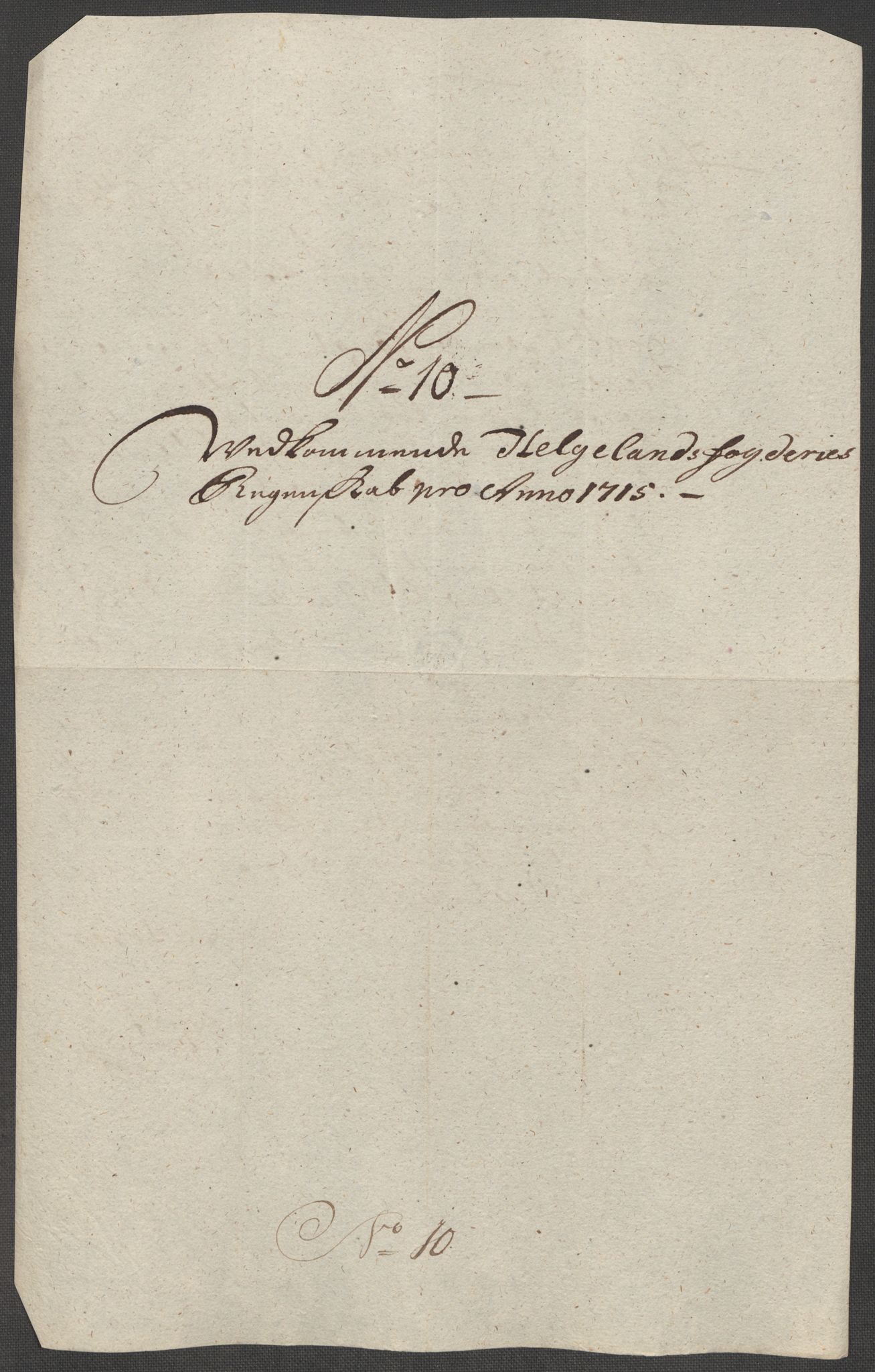 Rentekammeret inntil 1814, Reviderte regnskaper, Fogderegnskap, RA/EA-4092/R65/L4513: Fogderegnskap Helgeland, 1714-1715, s. 587