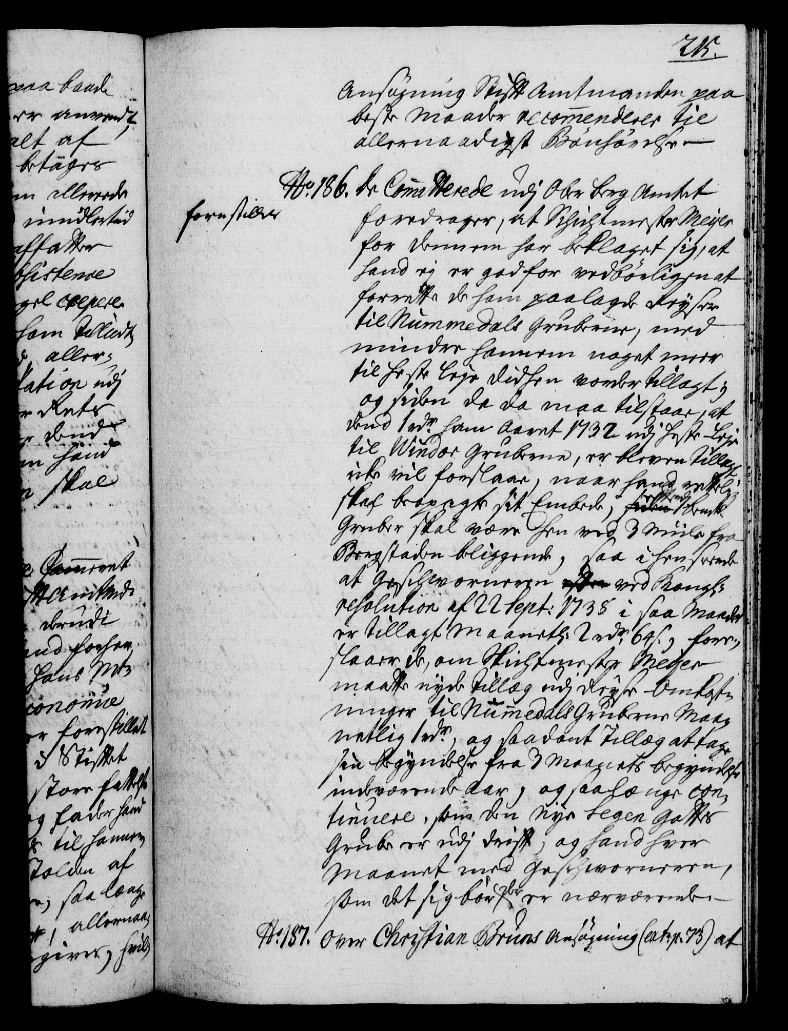 Rentekammeret, Kammerkanselliet, RA/EA-3111/G/Gh/Gha/L0023: Norsk ekstraktmemorialprotokoll (merket RK 53.68), 1741-1742, s. 215
