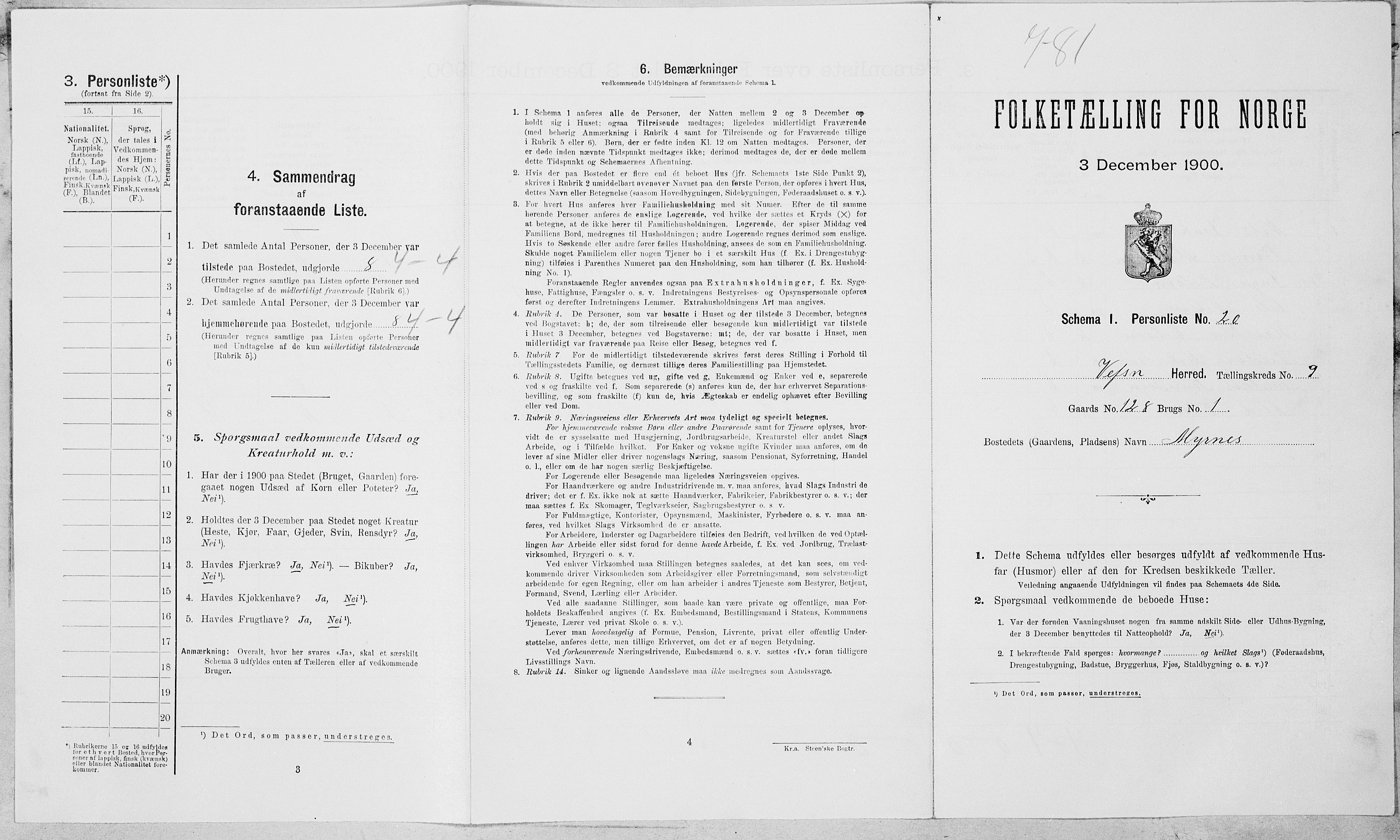 SAT, Folketelling 1900 for 1824 Vefsn herred, 1900, s. 795