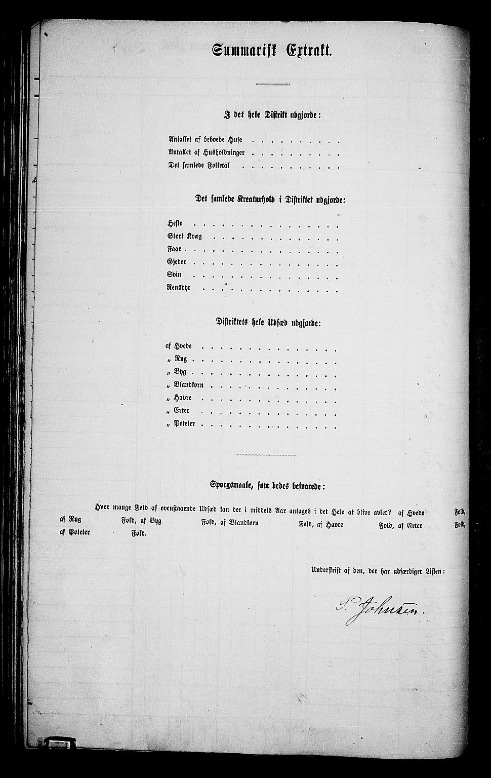 RA, Folketelling 1865 for 0524L Fåberg prestegjeld, Fåberg sokn og Lillehammer landsokn, 1865, s. 93