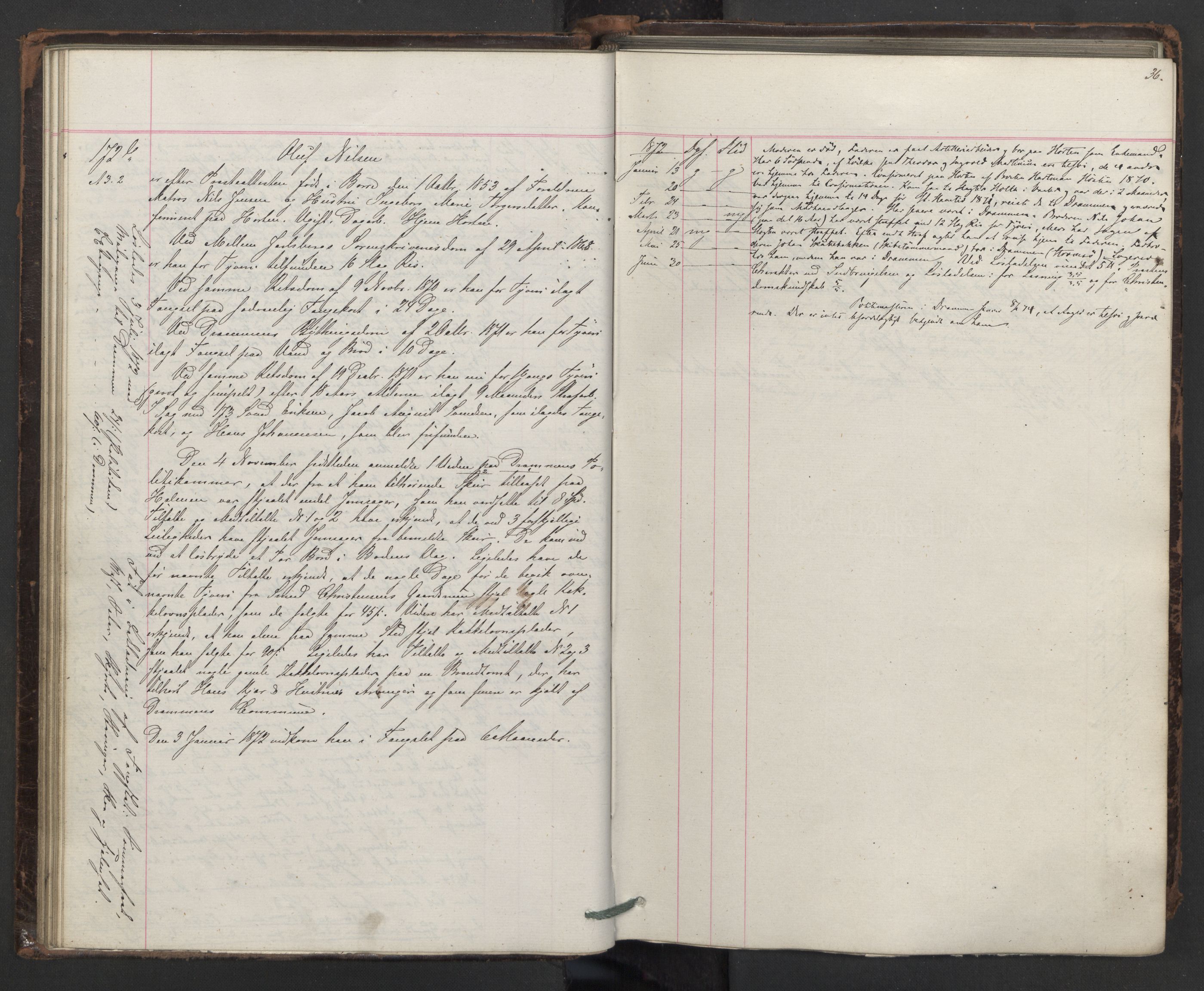 Botsfengslet, AV/RA-S-1539/D/Db/Dbb/L0014: 137e - 437e, 1871-1873, s. 36