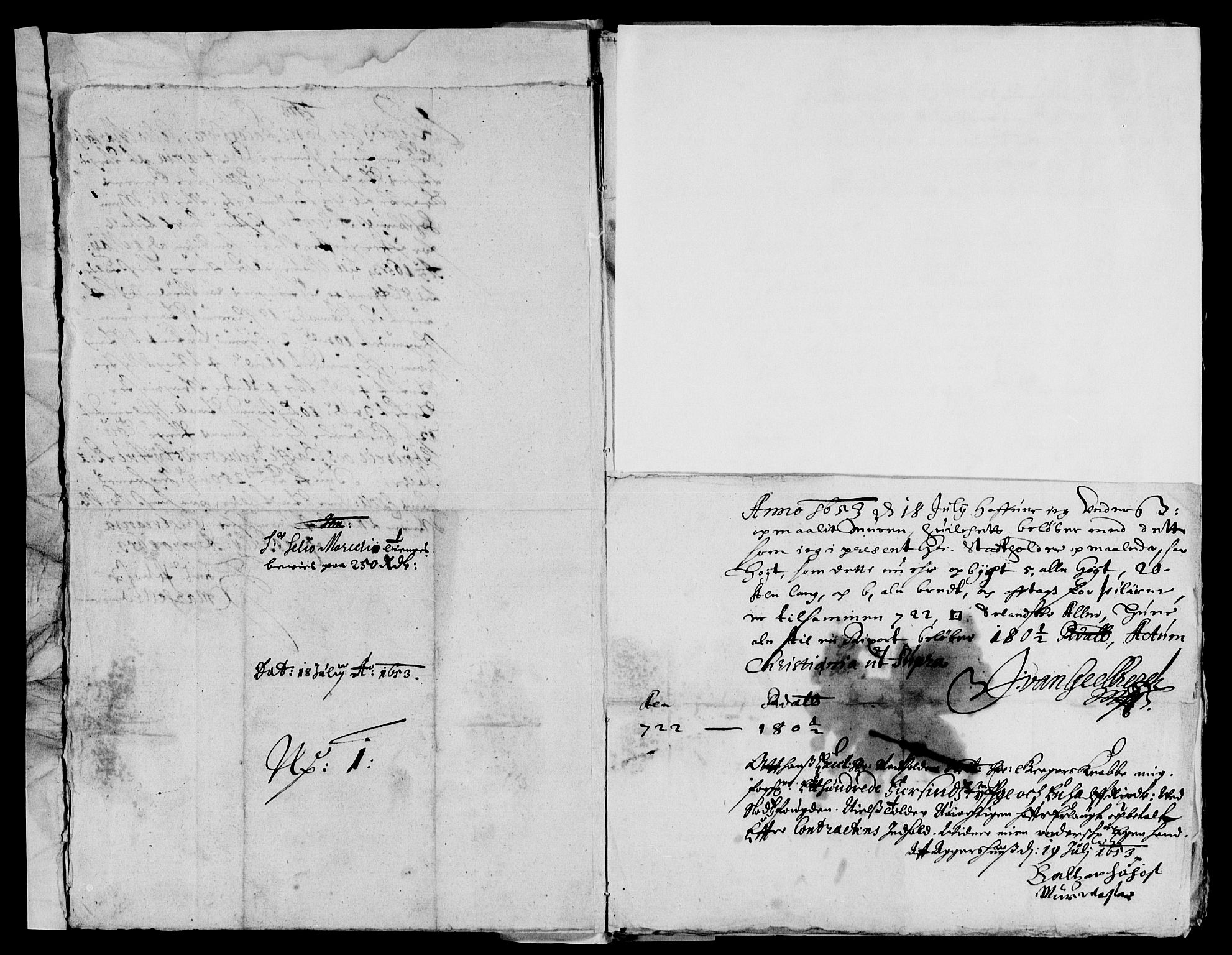 Rentekammeret inntil 1814, Reviderte regnskaper, Lensregnskaper, AV/RA-EA-5023/R/Rb/Rba/L0220: Akershus len, 1653-1654