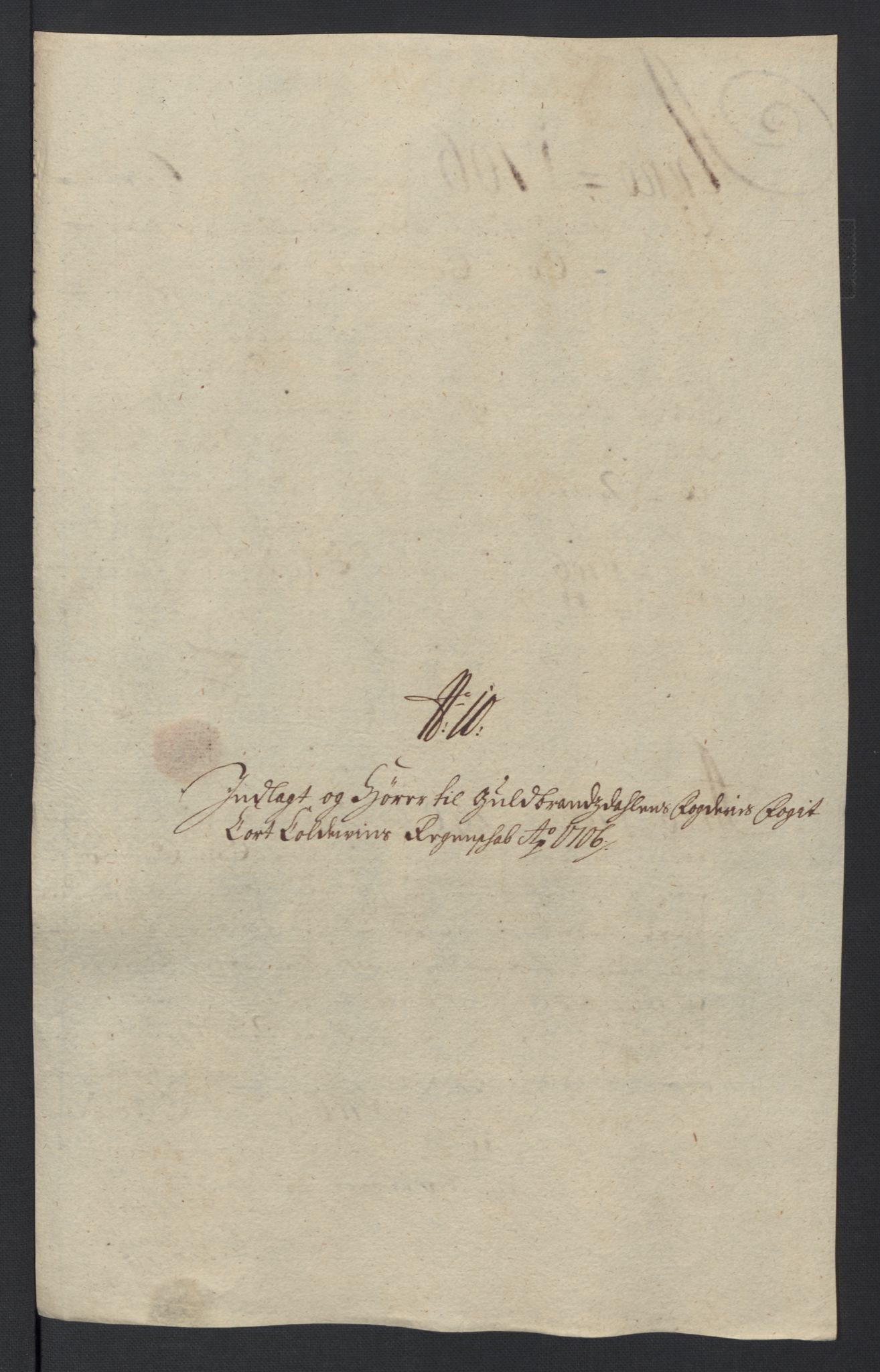 Rentekammeret inntil 1814, Reviderte regnskaper, Fogderegnskap, AV/RA-EA-4092/R17/L1178: Fogderegnskap Gudbrandsdal, 1705-1707, s. 198