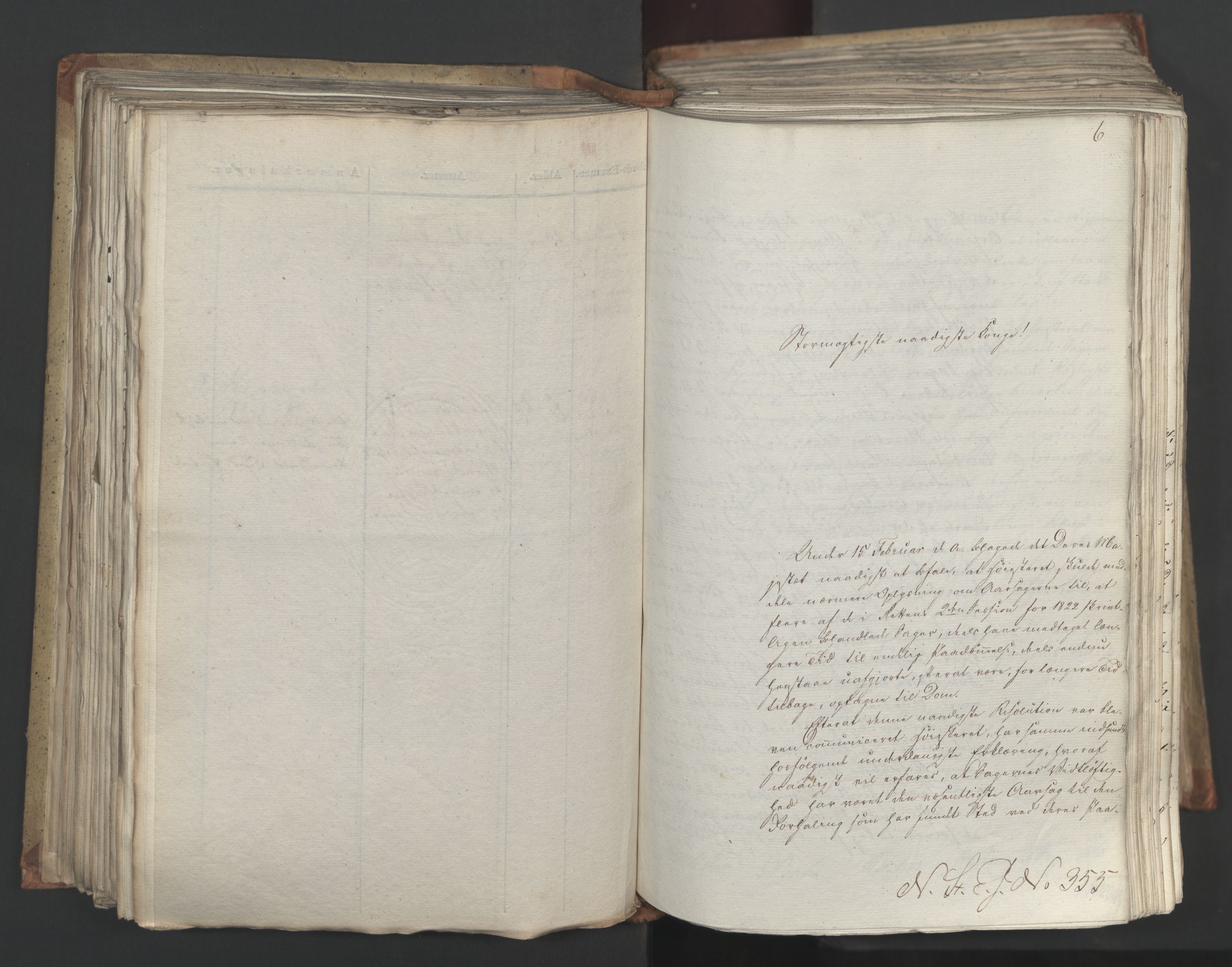 Statsrådsavdelingen i Stockholm, AV/RA-S-1003/D/Da/L0034: Regjeringsinnstillinger nr. 275-540, 1823, s. 237