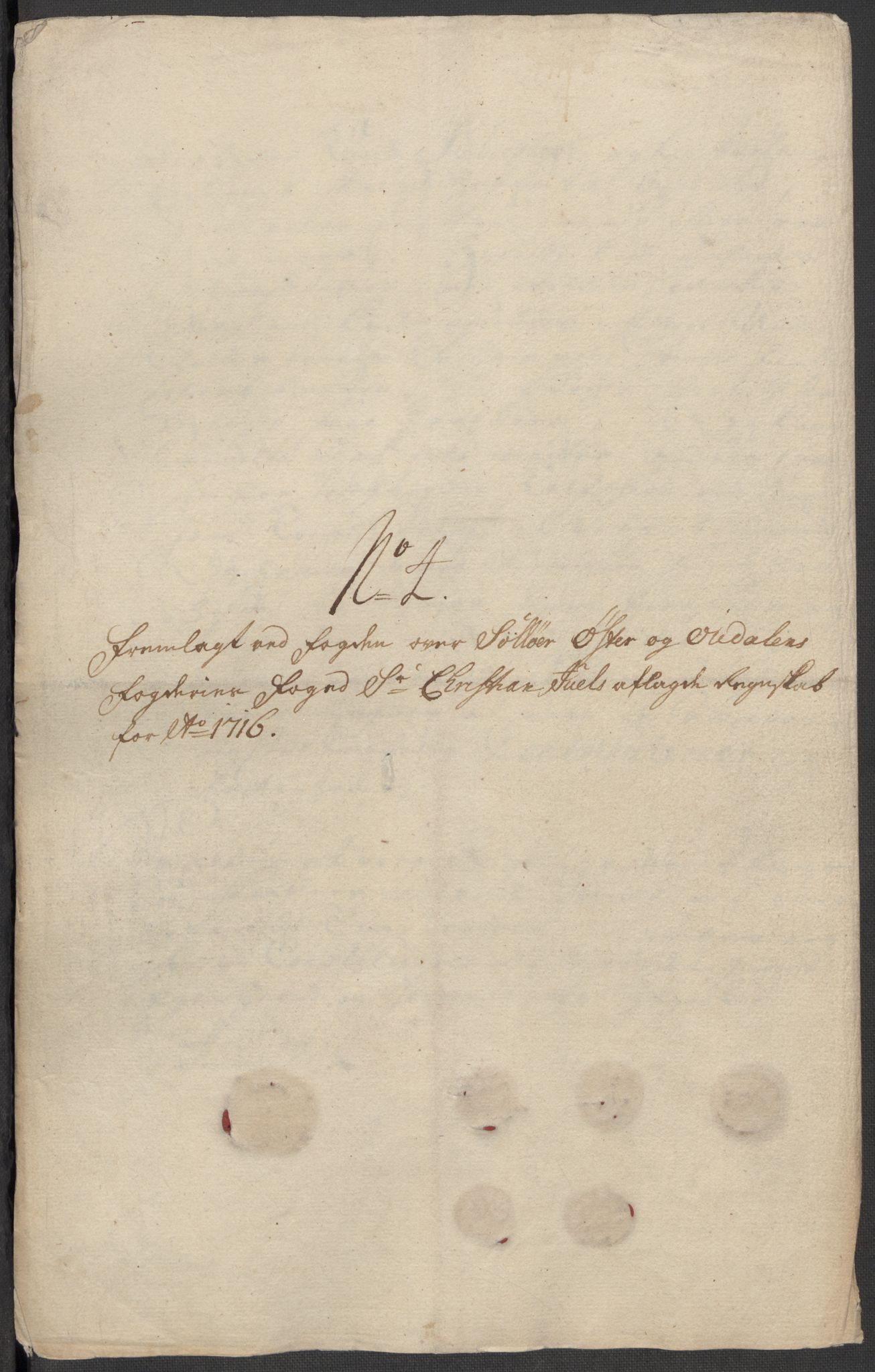 Rentekammeret inntil 1814, Reviderte regnskaper, Fogderegnskap, RA/EA-4092/R13/L0855: Fogderegnskap Solør, Odal og Østerdal, 1716, s. 111