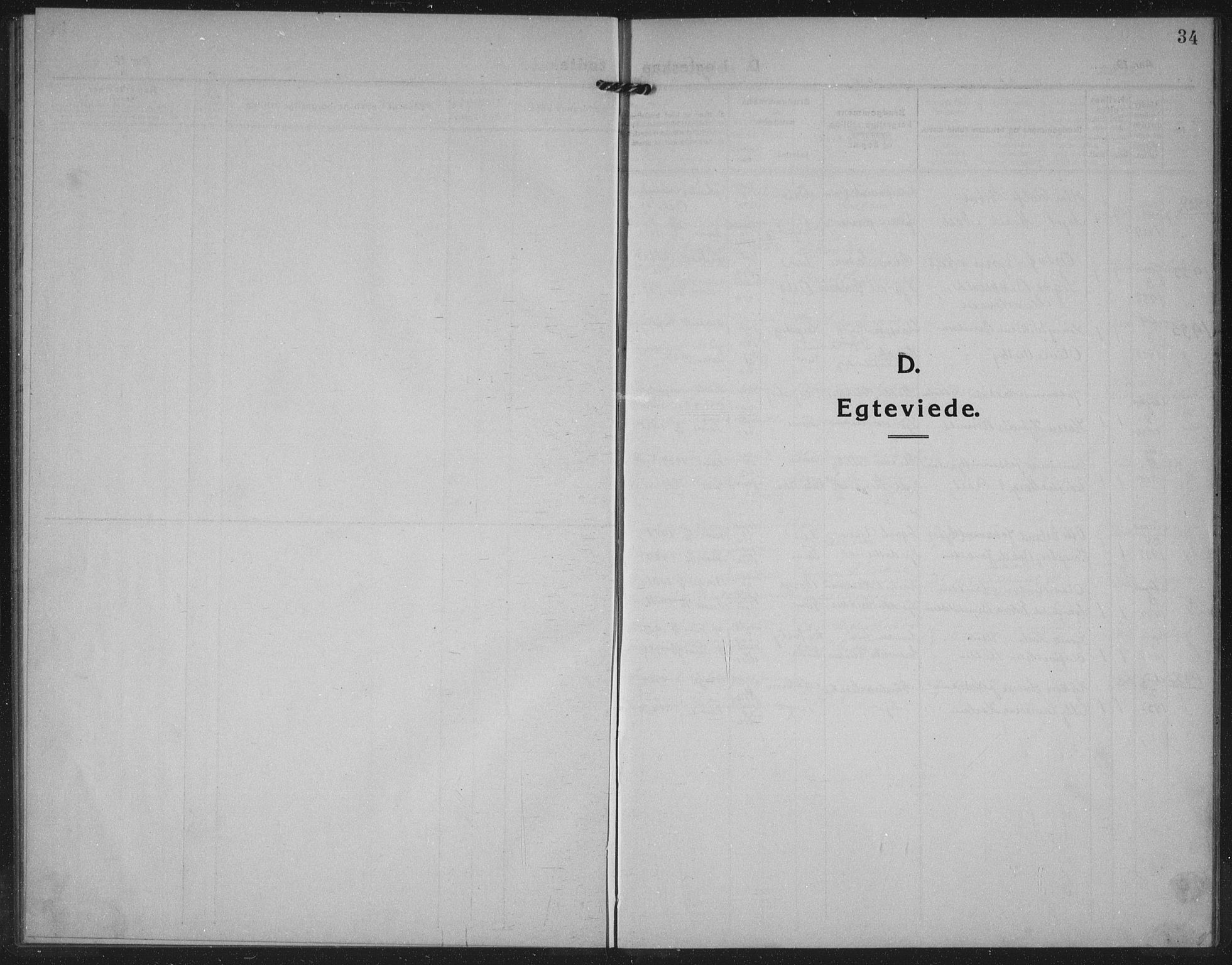 Tune prestekontor Kirkebøker, SAO/A-2007/G/Gb/L0002: Klokkerbok nr. II 2, 1918-1941, s. 34