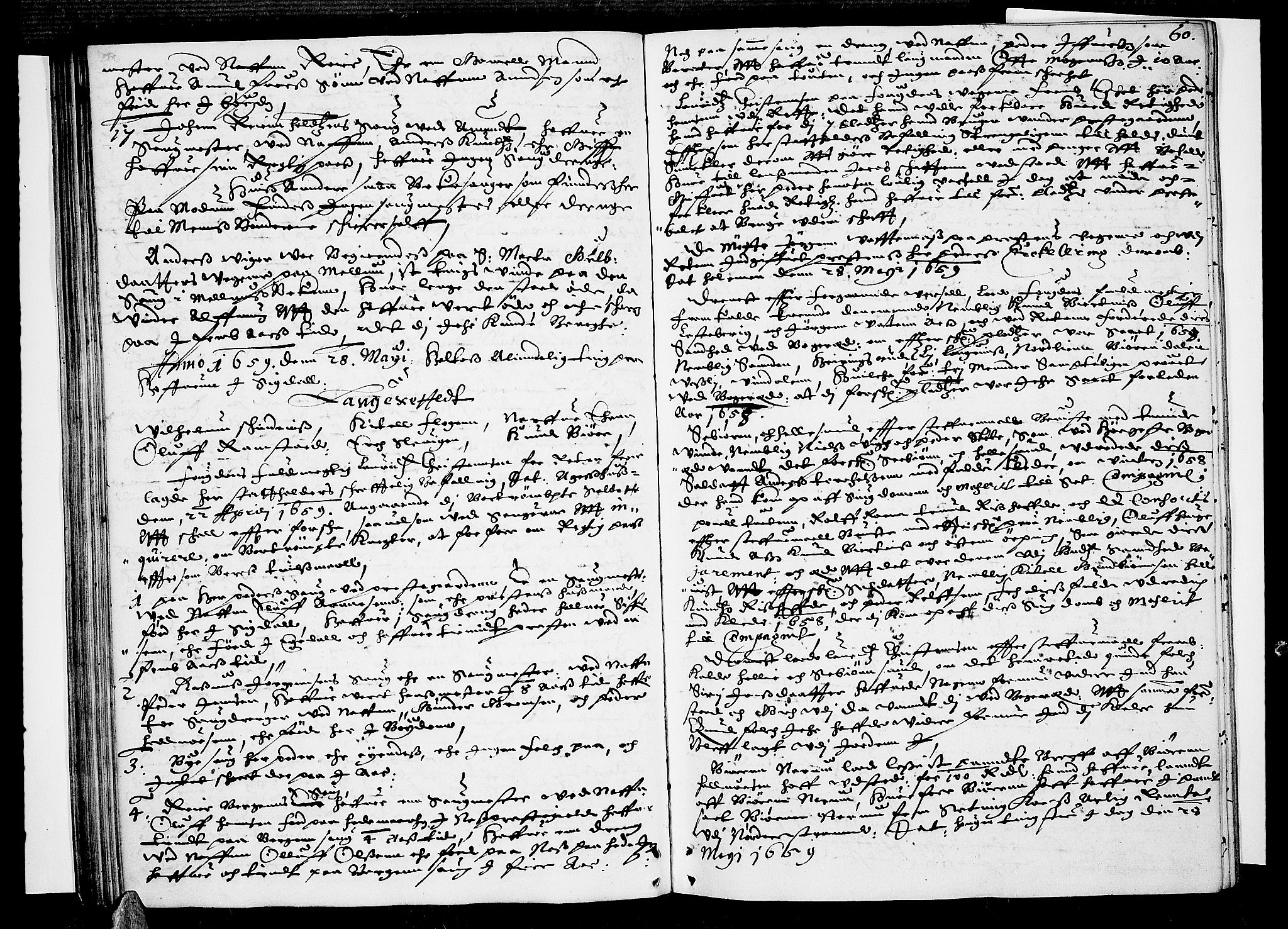 Eiker, Modum og Sigdal sorenskriveri, SAKO/A-123/F/Fa/Faa/L0027: Tingbok, 1658-1660, s. 60