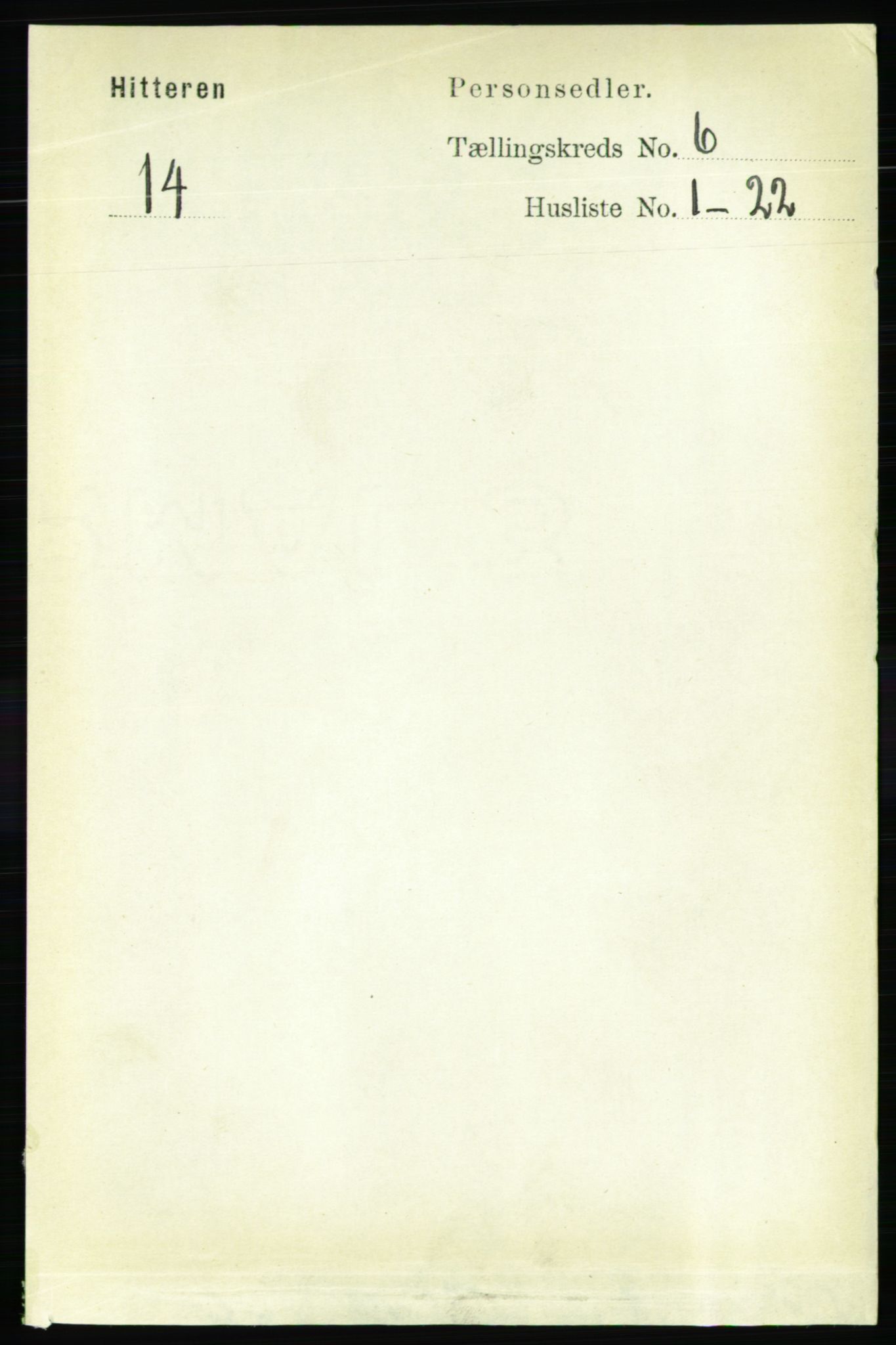 RA, Folketelling 1891 for 1617 Hitra herred, 1891, s. 1065
