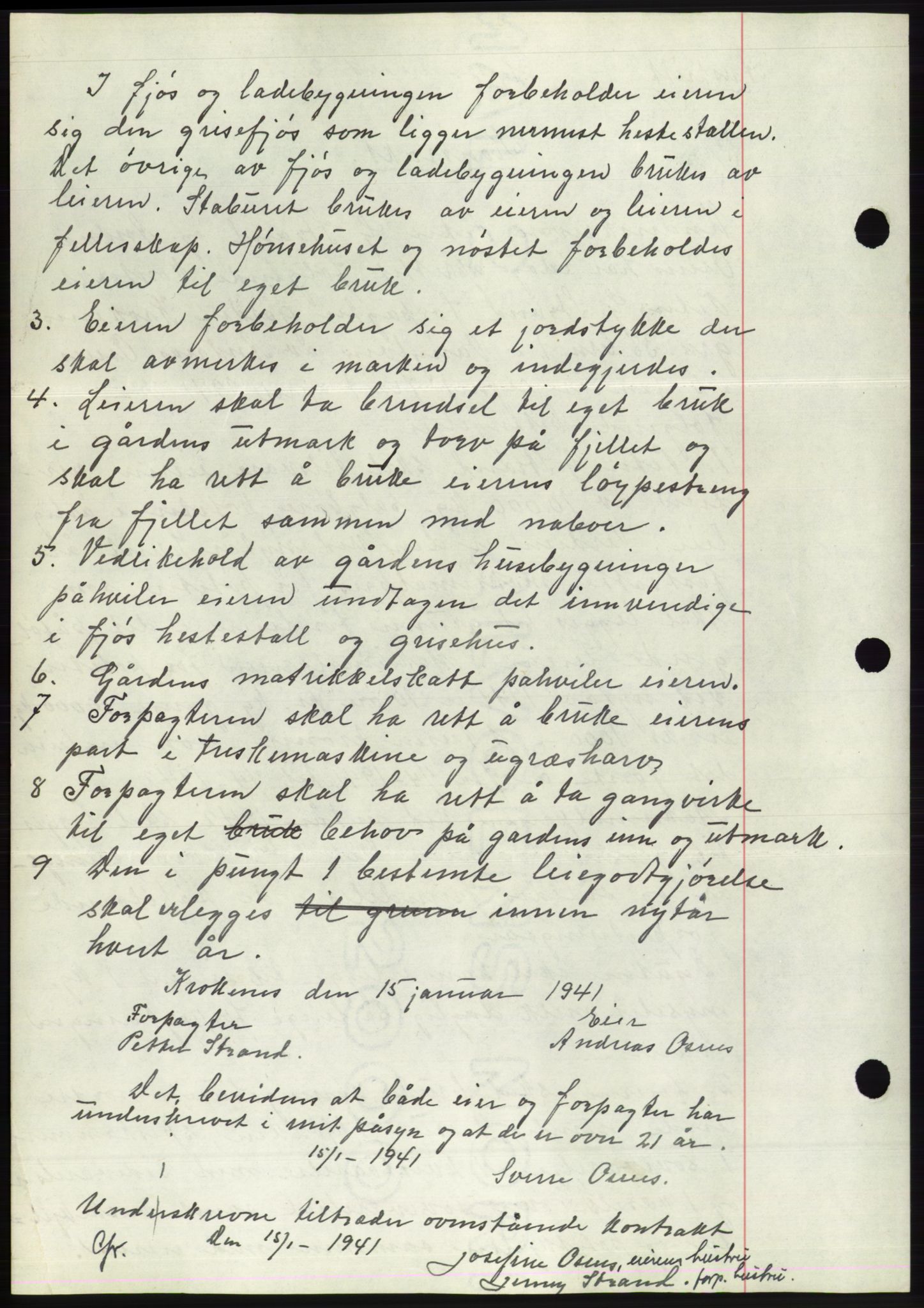 Søre Sunnmøre sorenskriveri, AV/SAT-A-4122/1/2/2C/L0071: Pantebok nr. 65, 1941-1941, Dagboknr: 221/1941