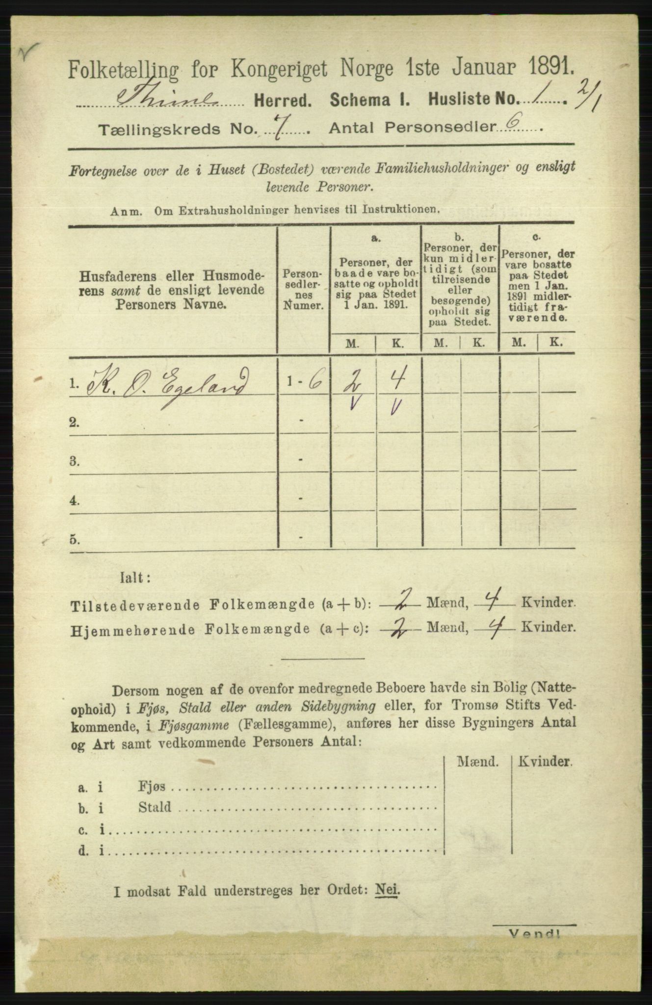 RA, Folketelling 1891 for 1121 Time herred, 1891, s. 2555