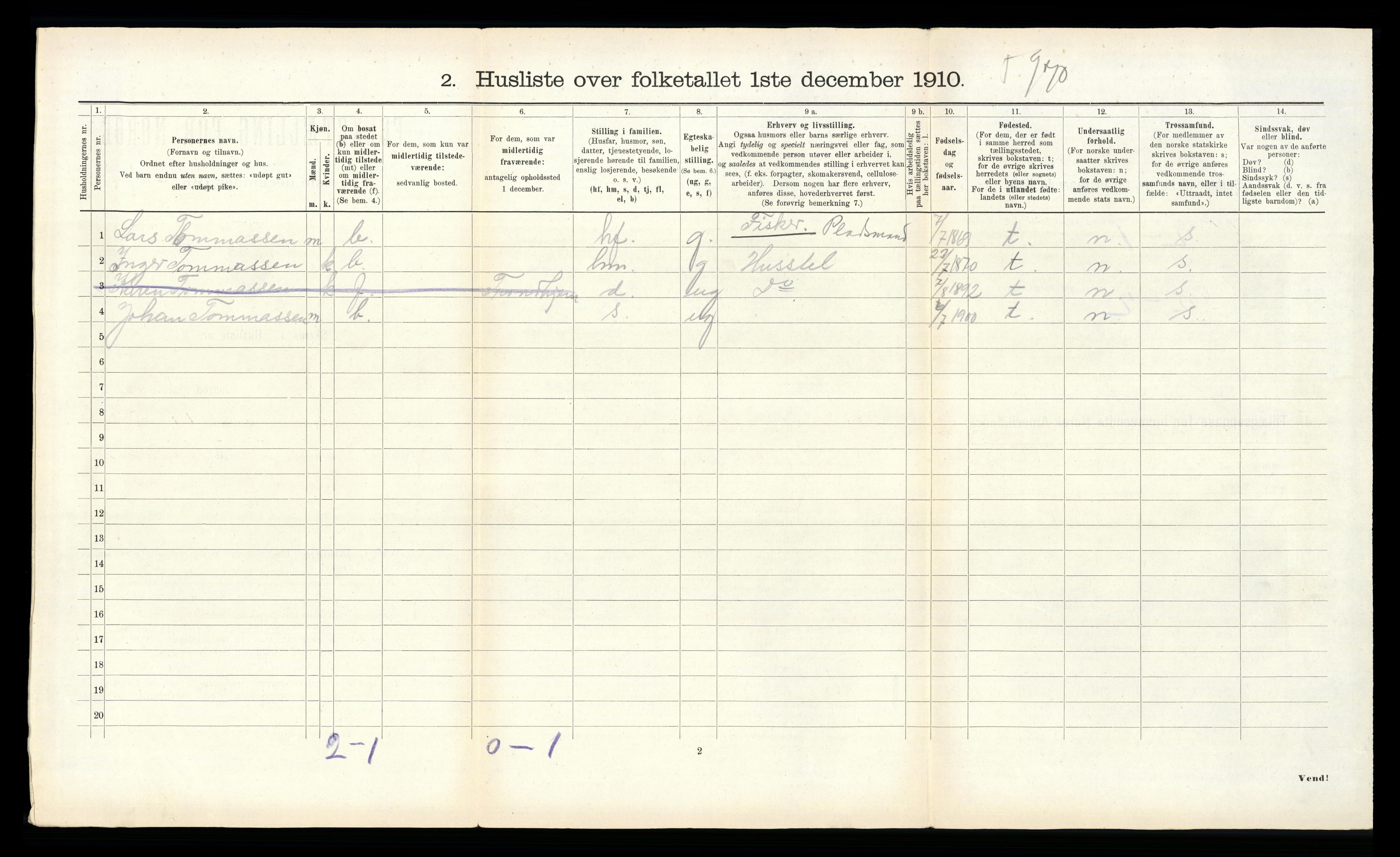 RA, Folketelling 1910 for 1632 Roan herred, 1910, s. 339