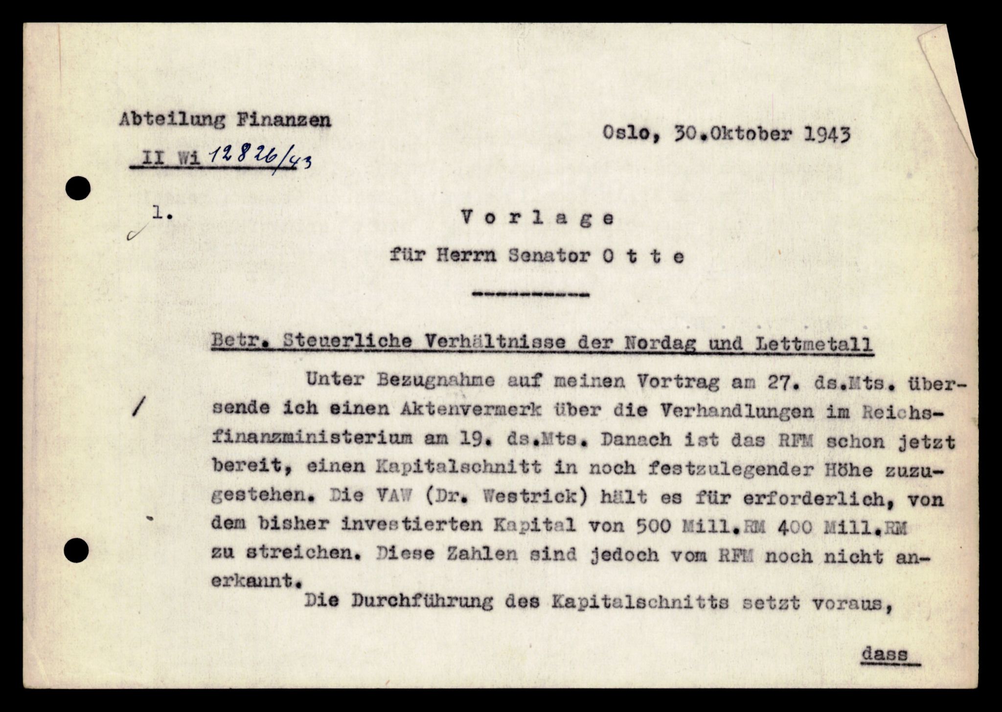 Forsvarets Overkommando. 2 kontor. Arkiv 11.4. Spredte tyske arkivsaker, AV/RA-RAFA-7031/D/Dar/Darb/L0003: Reichskommissariat - Hauptabteilung Vervaltung, 1940-1945, s. 390