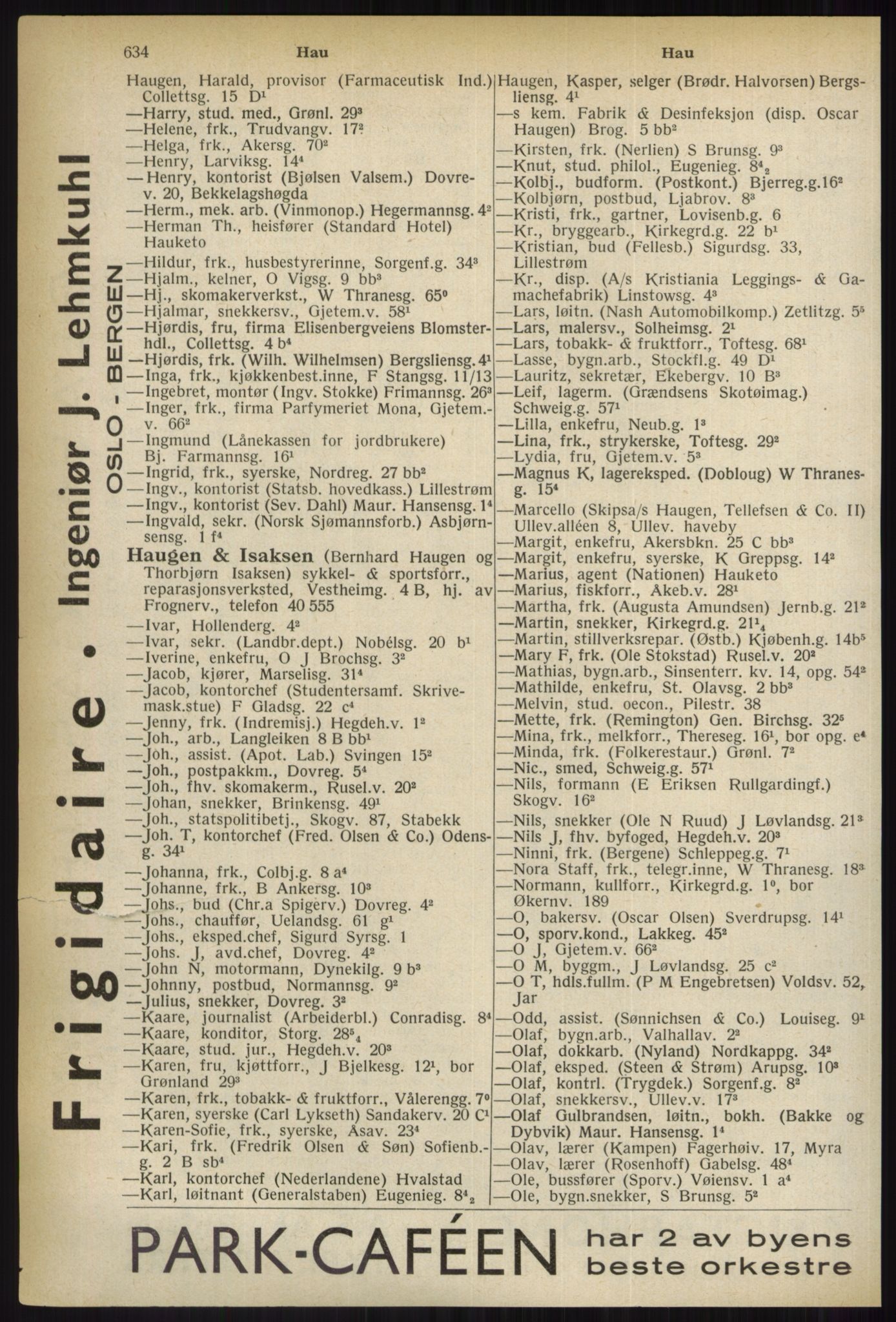 Kristiania/Oslo adressebok, PUBL/-, 1937, s. 634