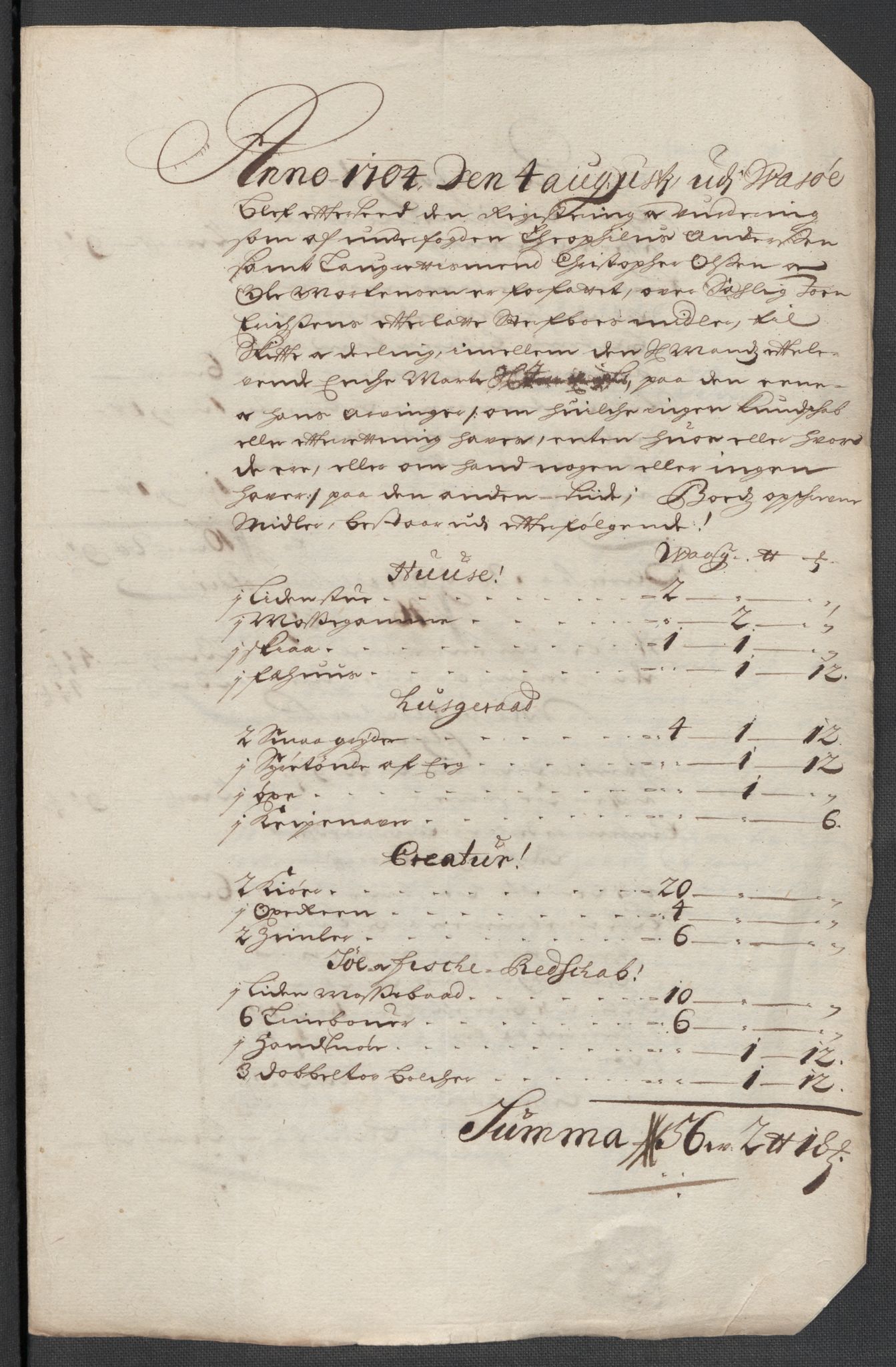 Rentekammeret inntil 1814, Reviderte regnskaper, Fogderegnskap, AV/RA-EA-4092/R69/L4852: Fogderegnskap Finnmark/Vardøhus, 1701-1704, s. 456