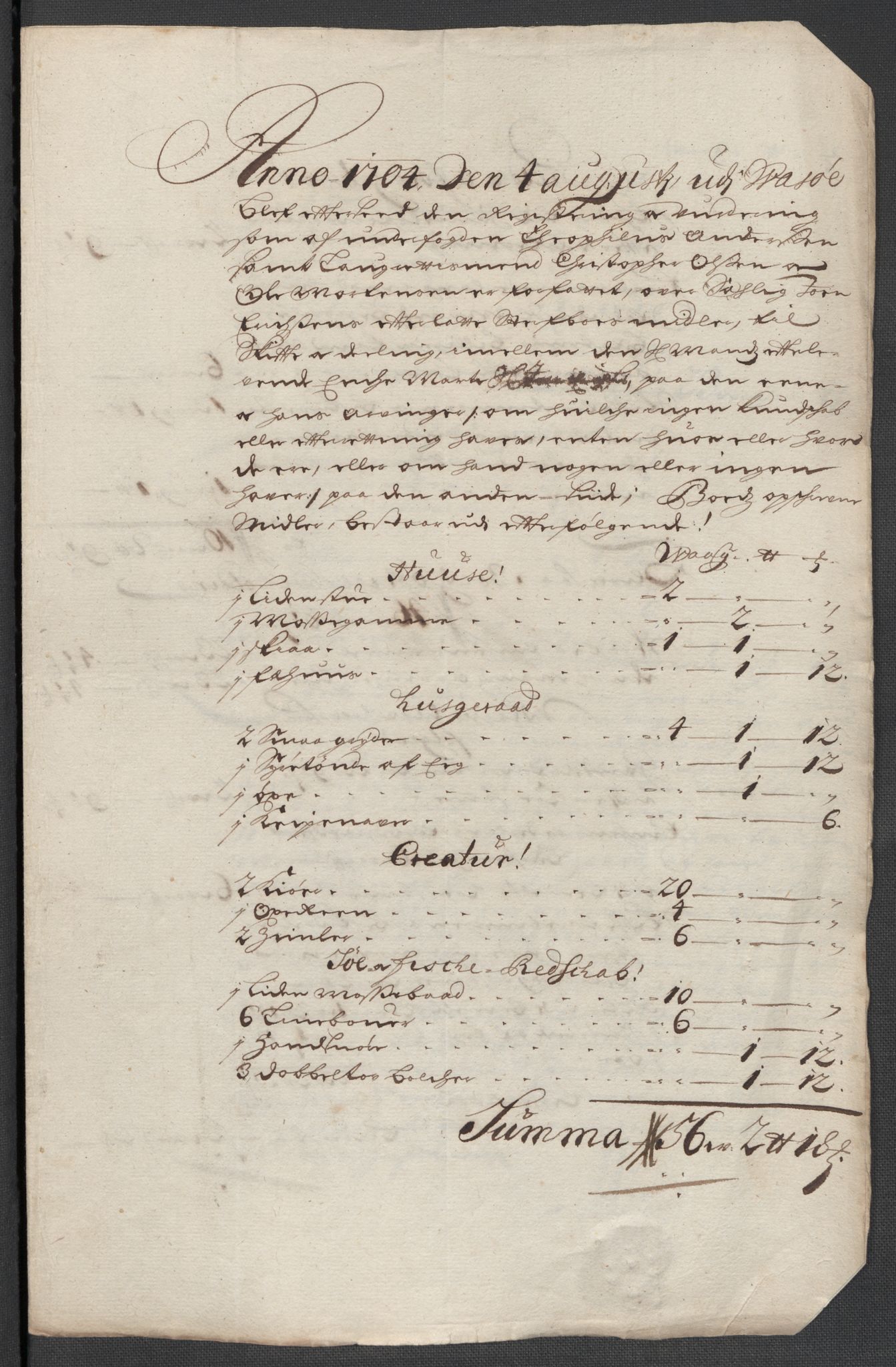 Rentekammeret inntil 1814, Reviderte regnskaper, Fogderegnskap, RA/EA-4092/R69/L4852: Fogderegnskap Finnmark/Vardøhus, 1701-1704, s. 456