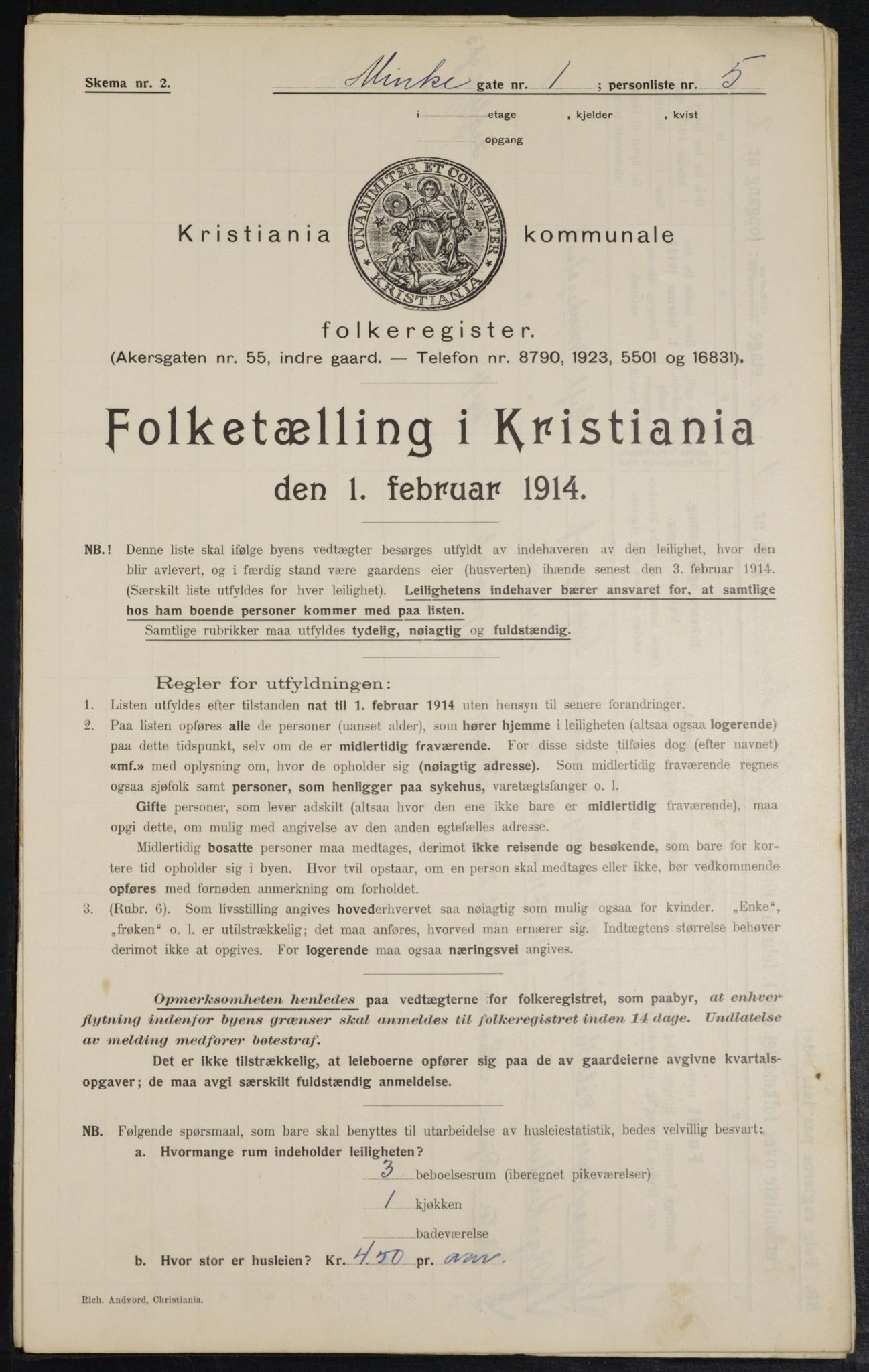 OBA, Kommunal folketelling 1.2.1914 for Kristiania, 1914, s. 67933