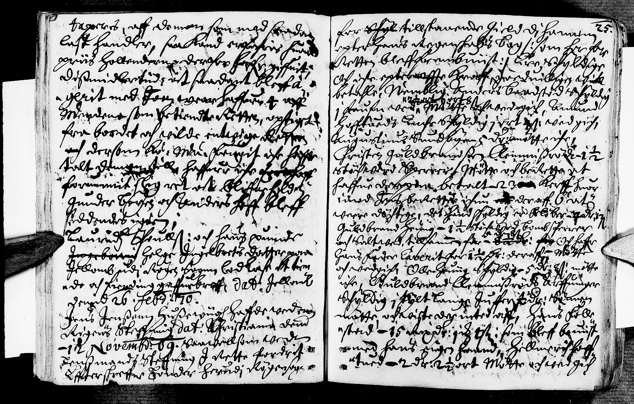 Lier, Røyken og Hurum sorenskriveri, AV/SAKO-A-89/F/Fa/L0011: Tingbok, 1670, s. 25