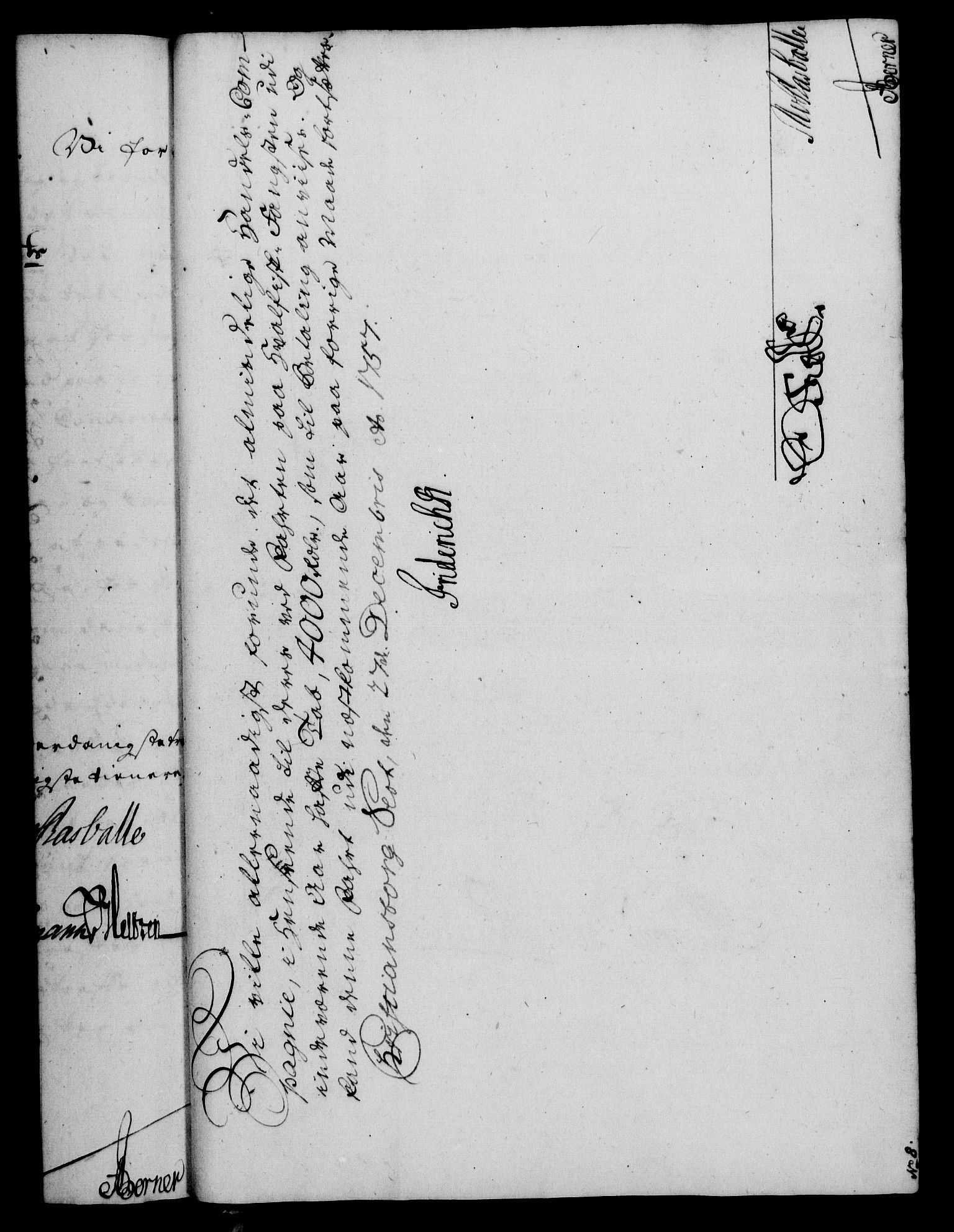 Rentekammeret, Kammerkanselliet, RA/EA-3111/G/Gf/Gfa/L0039: Norsk relasjons- og resolusjonsprotokoll (merket RK 52.39), 1757, s. 739
