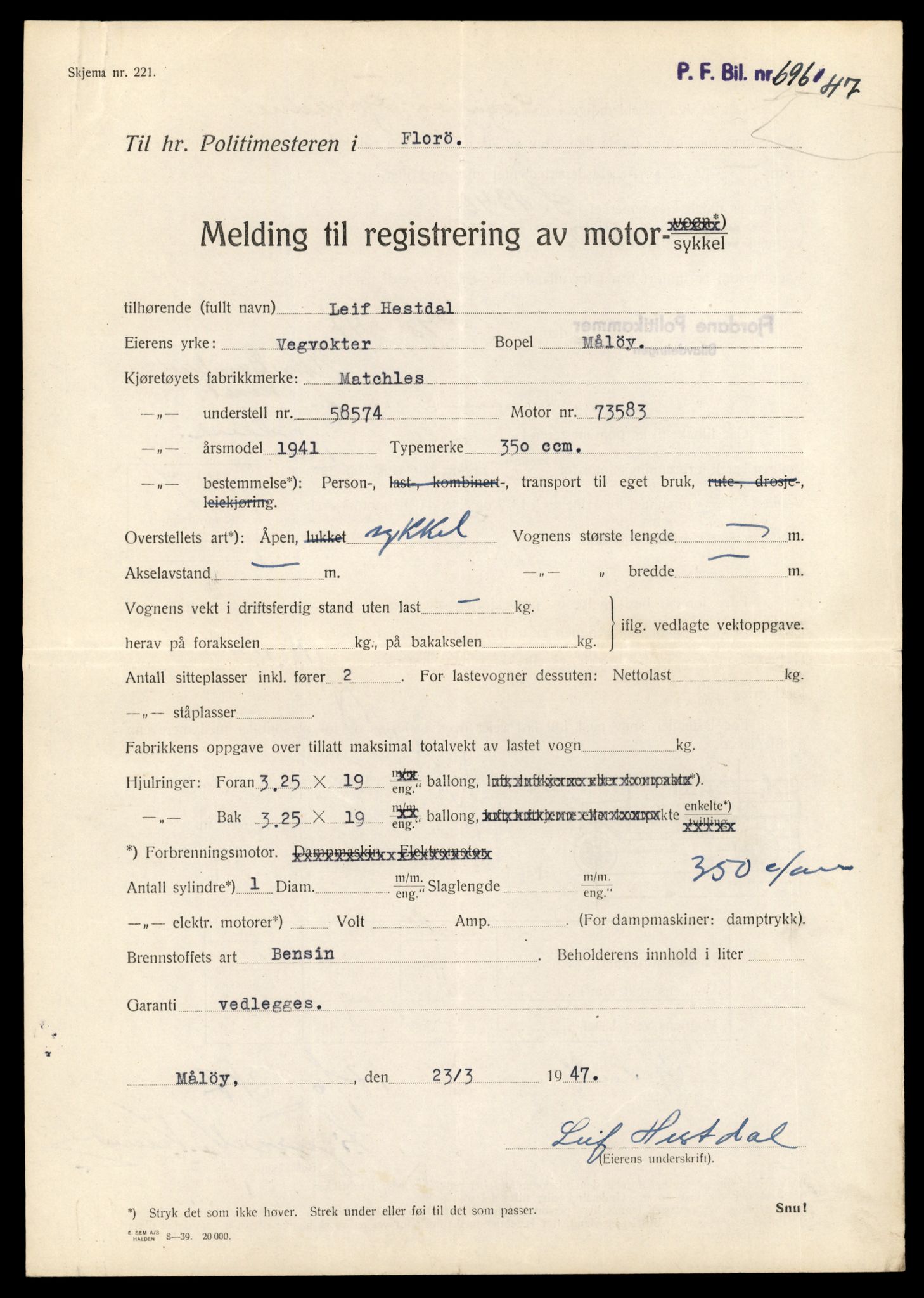 Møre og Romsdal vegkontor - Ålesund trafikkstasjon, AV/SAT-A-4099/F/Fe/L0039: Registreringskort for kjøretøy T 13361 - T 13530, 1927-1998, s. 1161