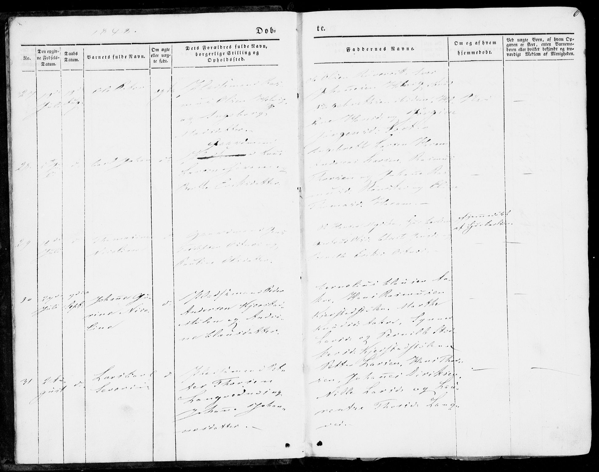 Ministerialprotokoller, klokkerbøker og fødselsregistre - Møre og Romsdal, AV/SAT-A-1454/536/L0497: Ministerialbok nr. 536A06, 1845-1865, s. 6