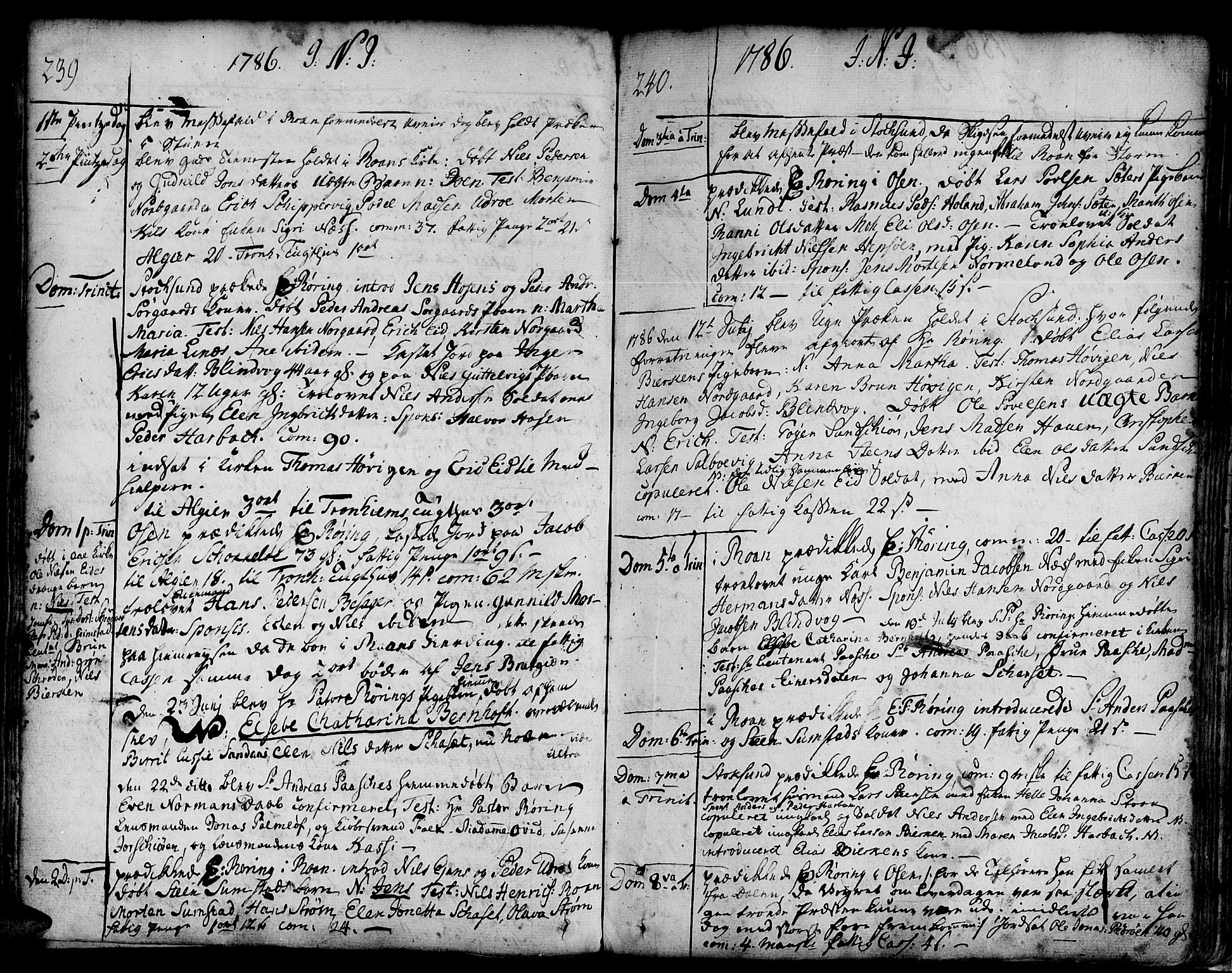 Ministerialprotokoller, klokkerbøker og fødselsregistre - Sør-Trøndelag, AV/SAT-A-1456/657/L0700: Ministerialbok nr. 657A01, 1732-1801, s. 339-340