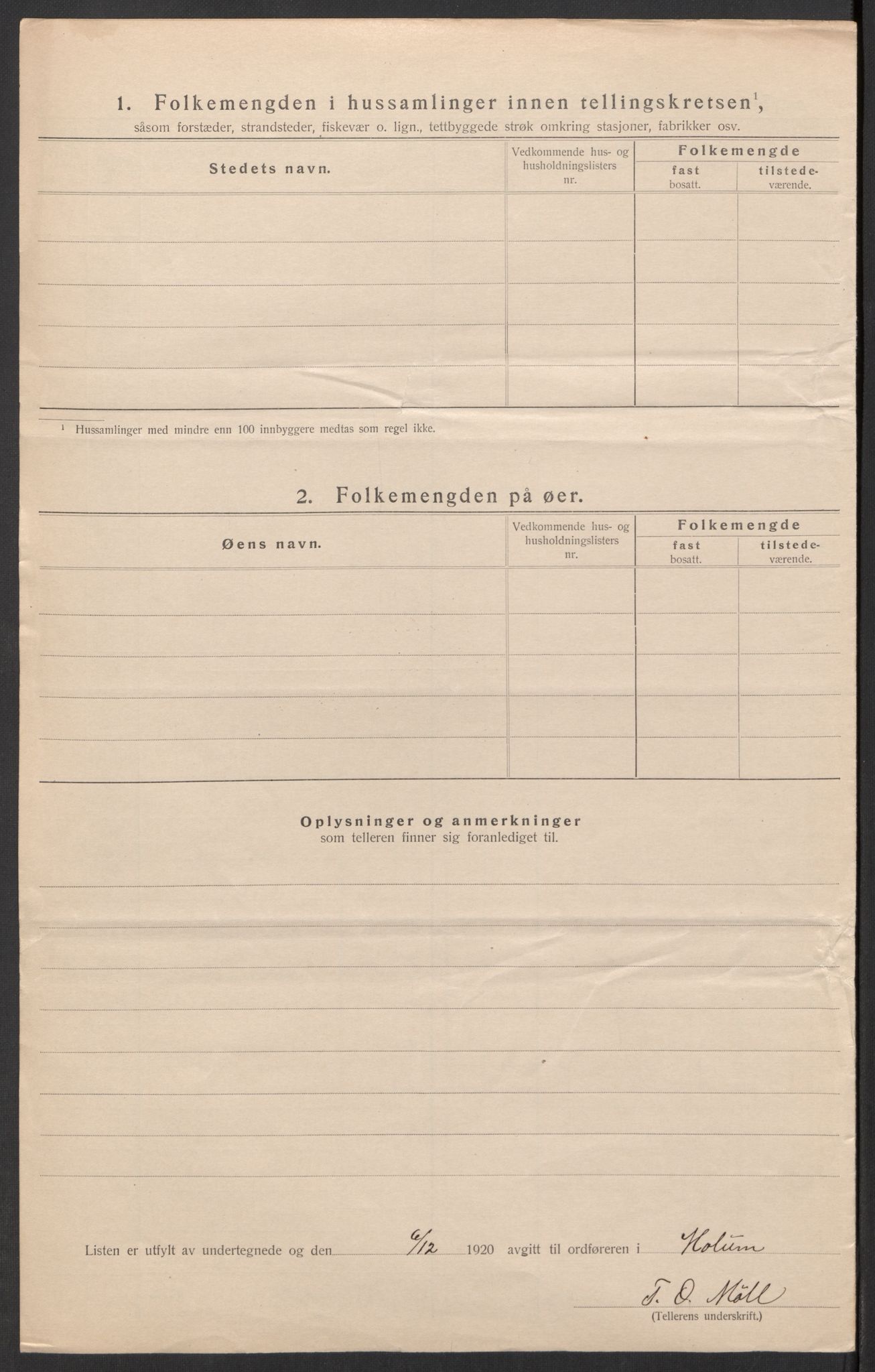 SAK, Folketelling 1920 for 1020 Holum herred, 1920, s. 27